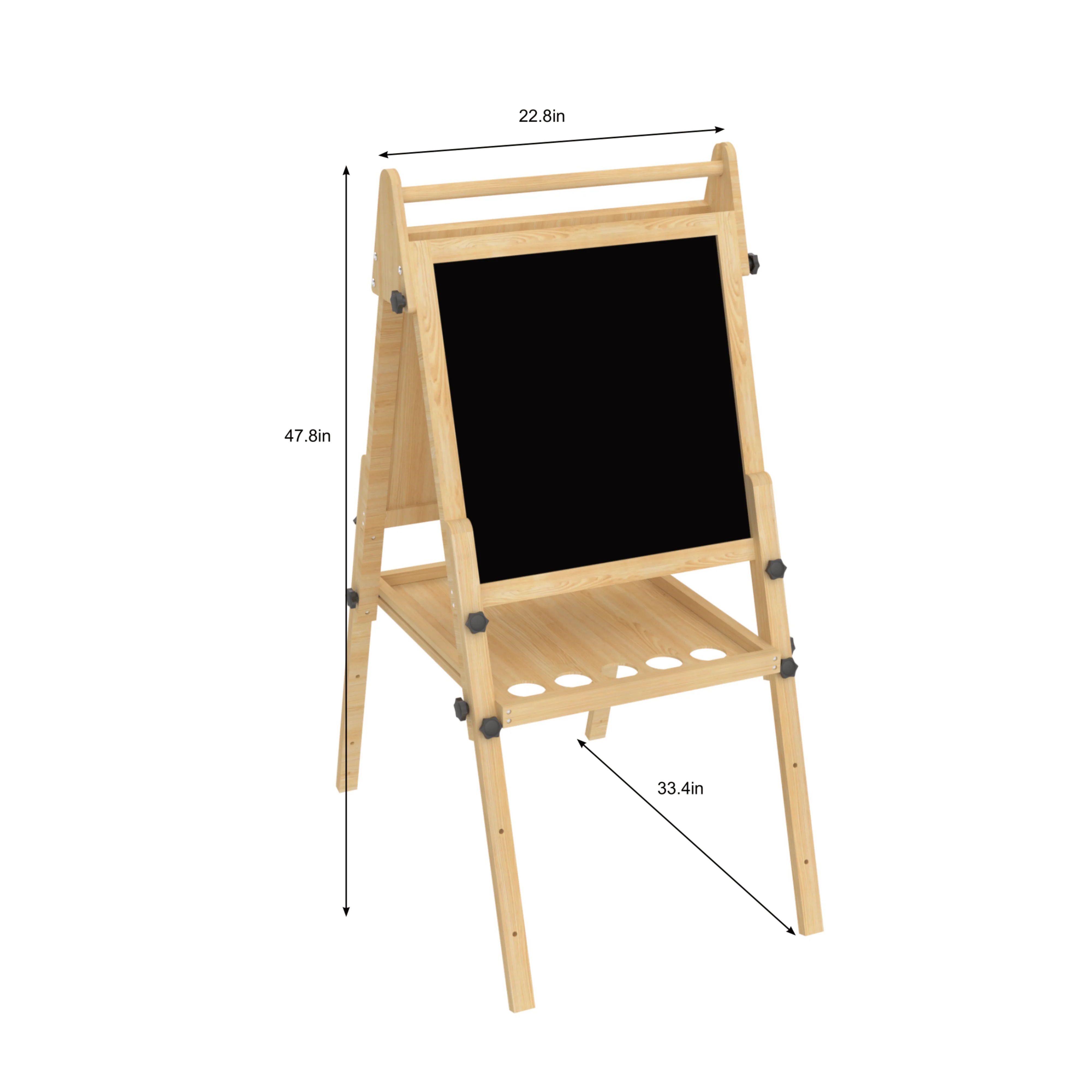 Foldable Kids Easel – 3 Adjustable Heights, Art Station for Drawing & Painting - Image 7
