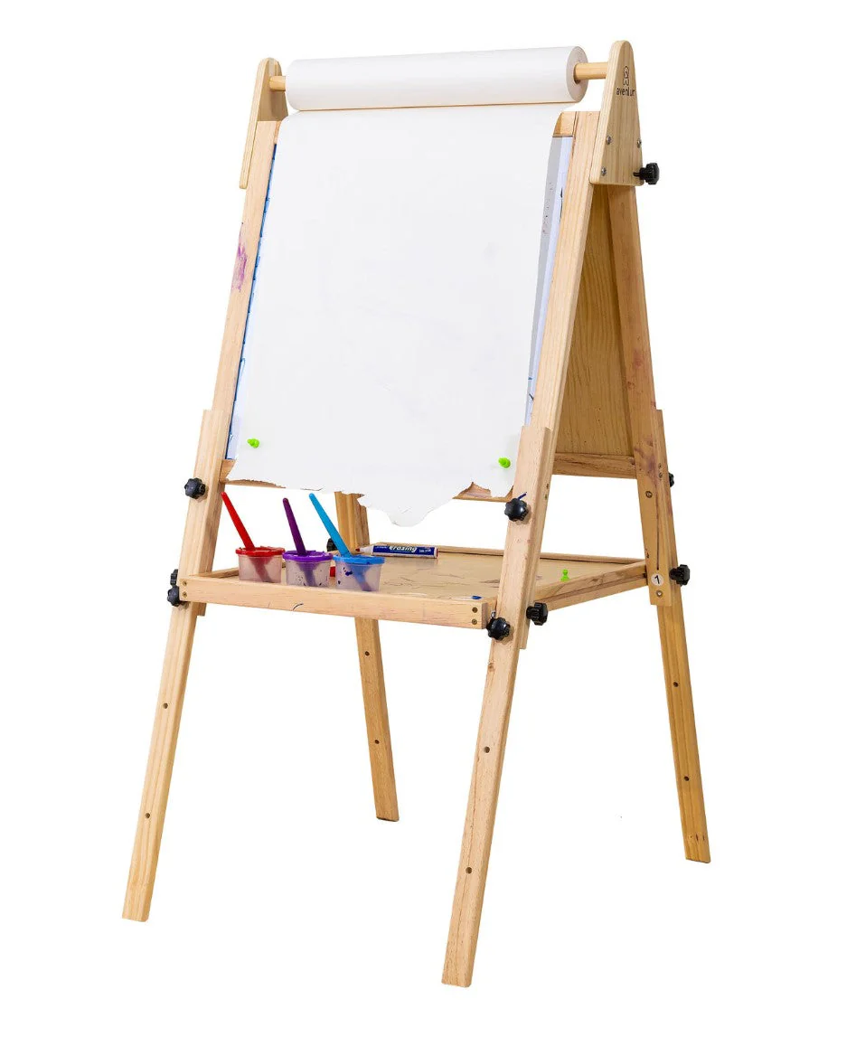 Foldable Kids Easel – 3 Adjustable Heights, Art Station for Drawing & Painting - Image 8