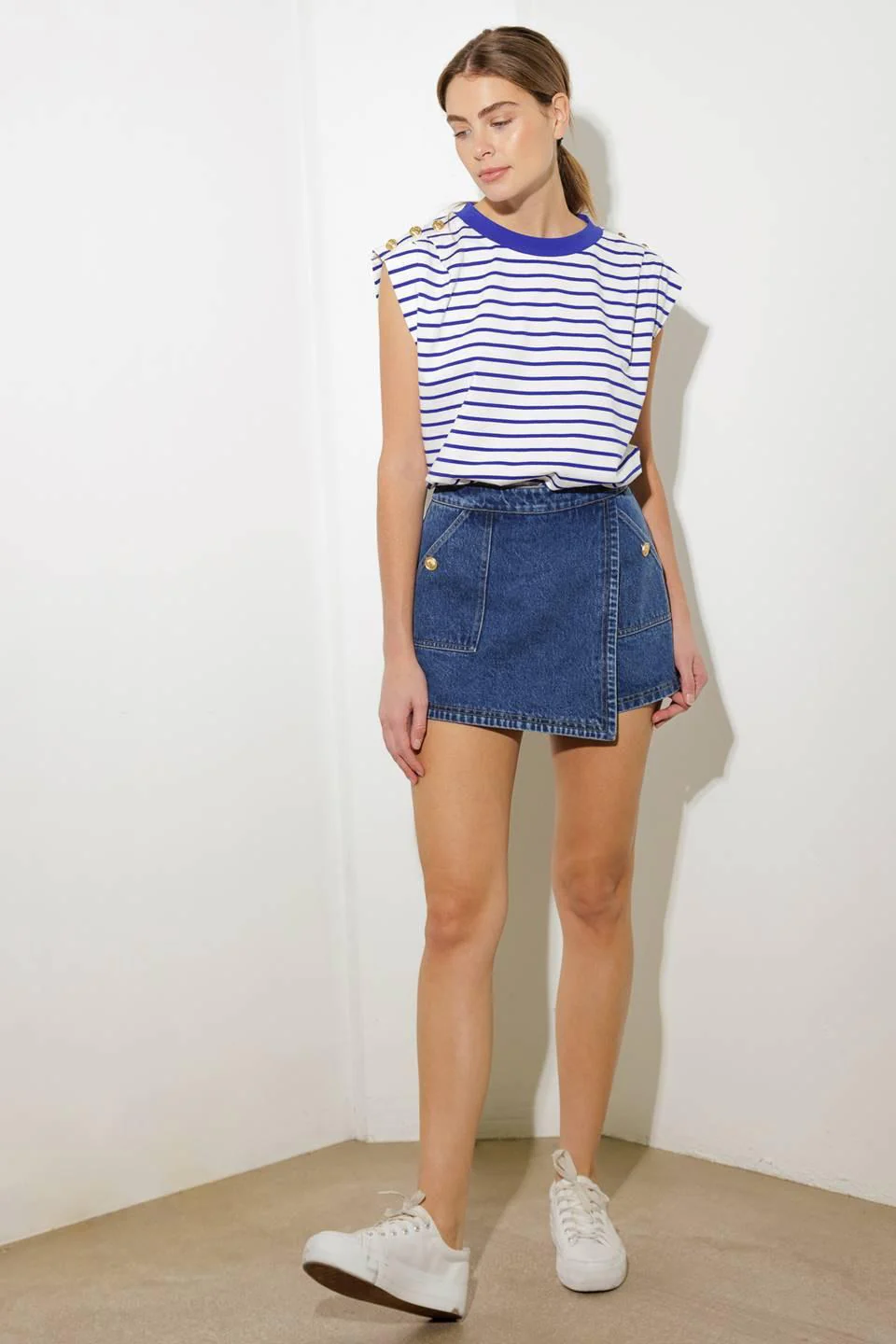 For a Second Denim Skort - Image 6