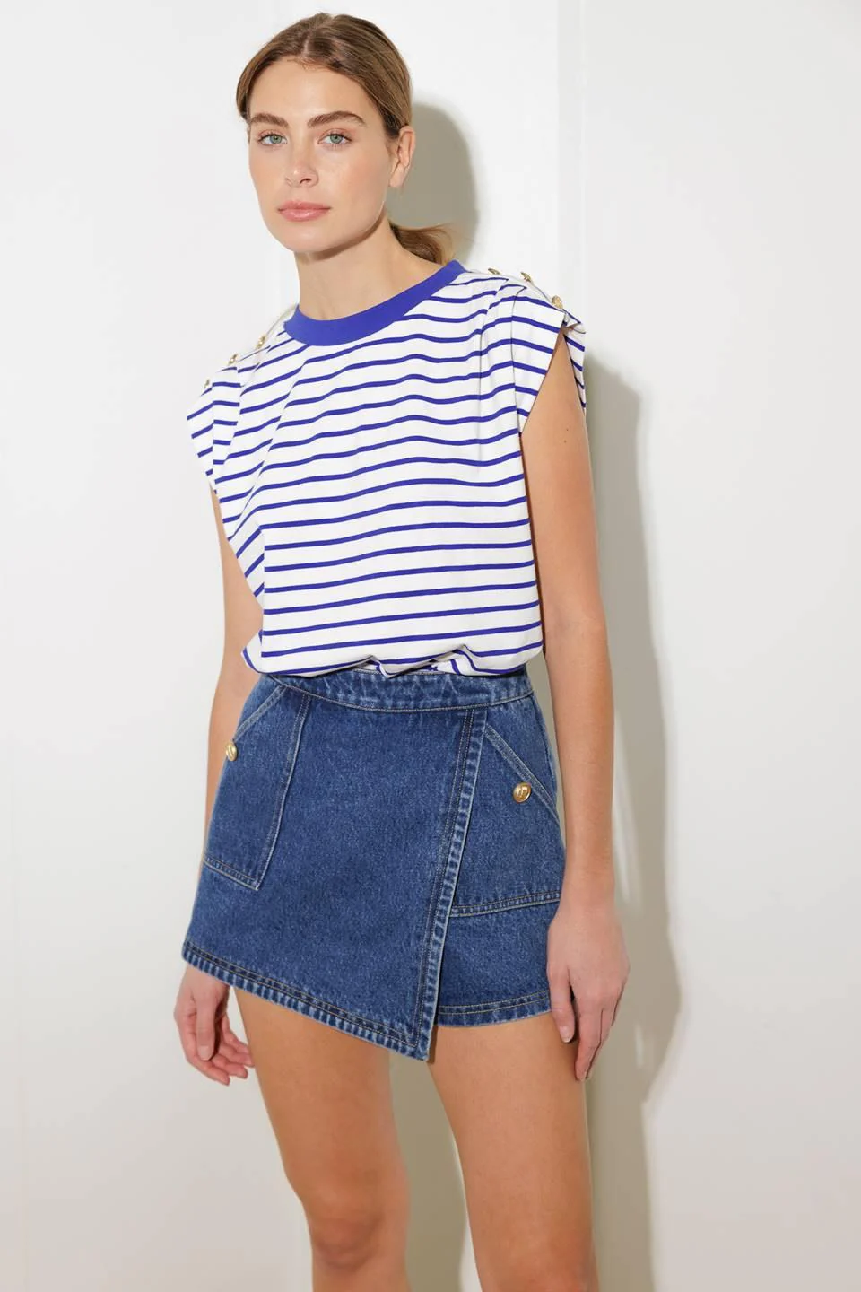 For a Second Denim Skort - Image 7