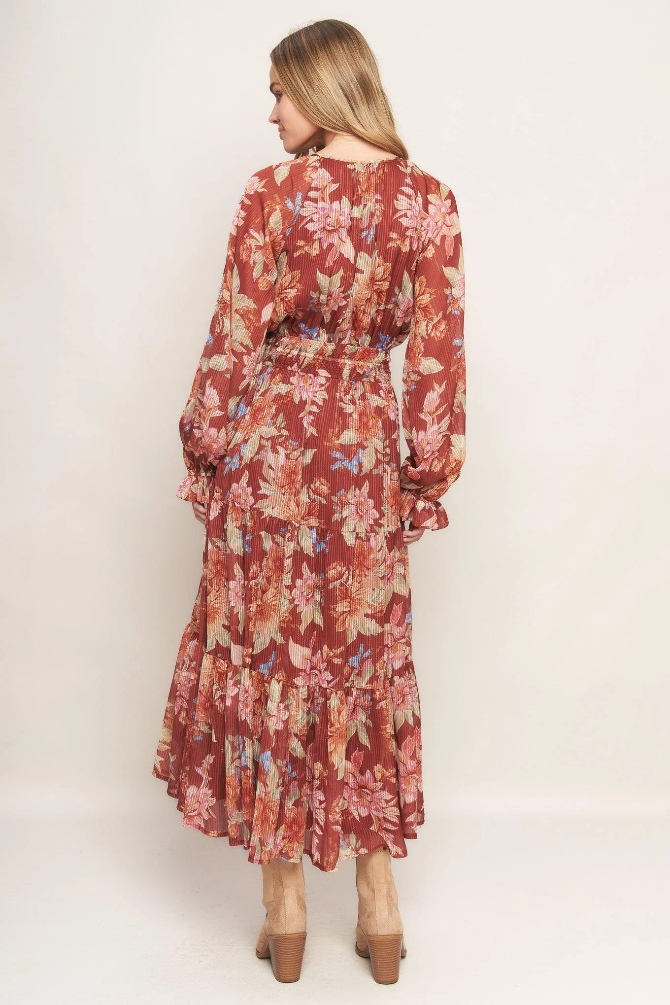 Forest Park Woven Midi Dress - Image 4