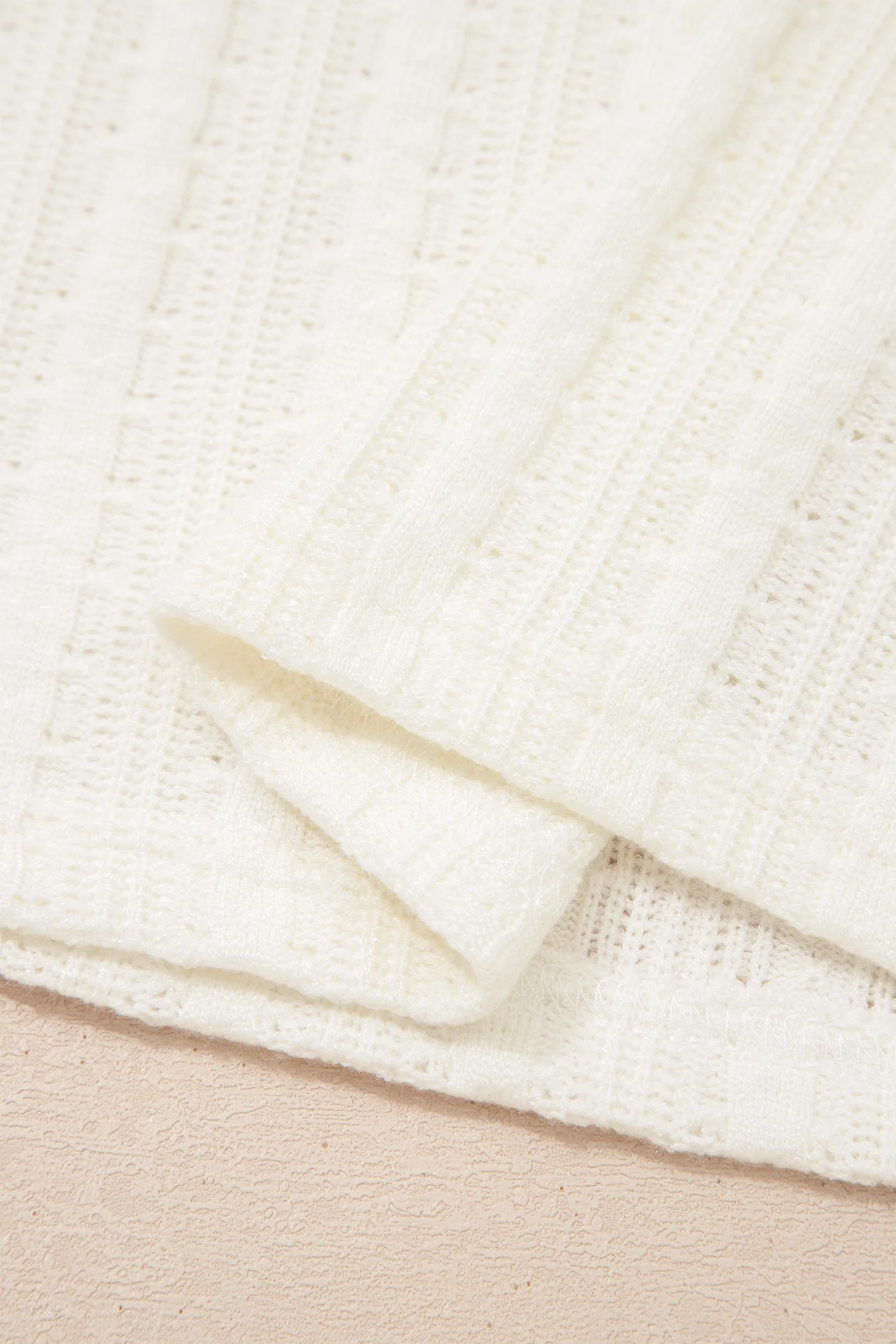 Threaded Pear Frankie Raw Seam Henley Tee - Image 5