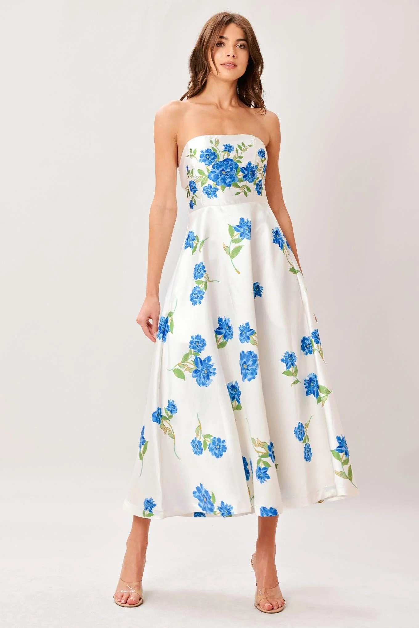 Garden Muse Woven Midi Dress - Image 3