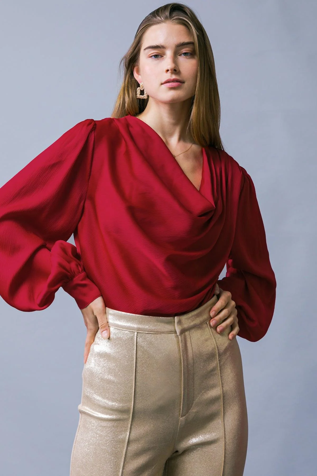 Garden Sensation Satin Top - Image 2