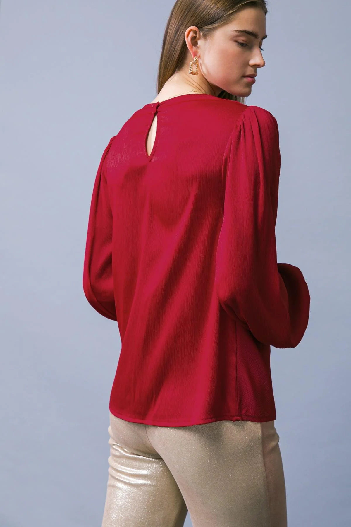 Garden Sensation Satin Top - Image 4