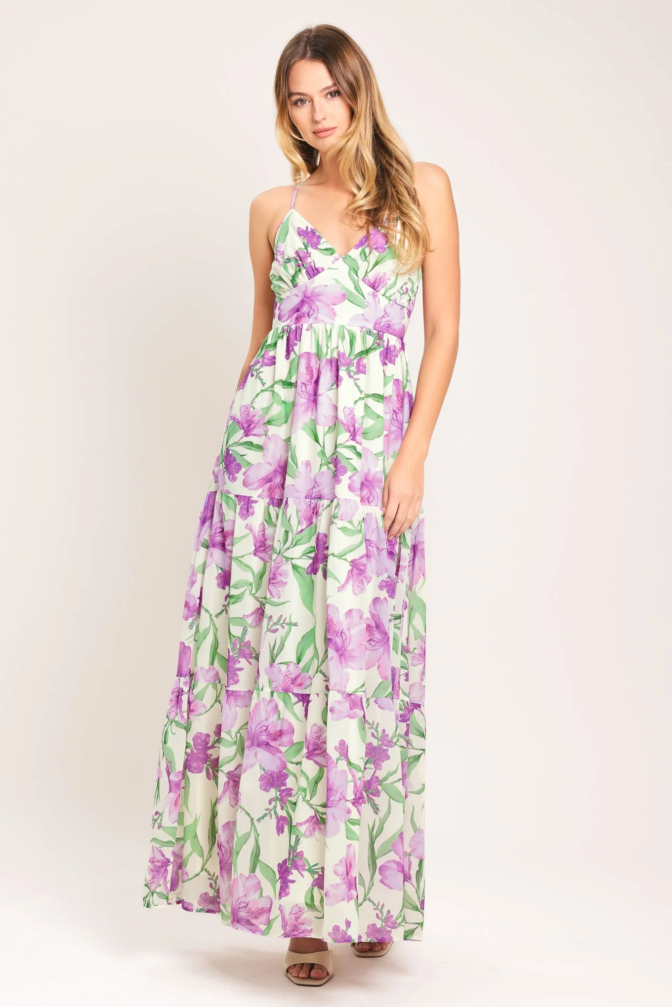 Garden Sweetheart Woven Maxi Dress - Image 4