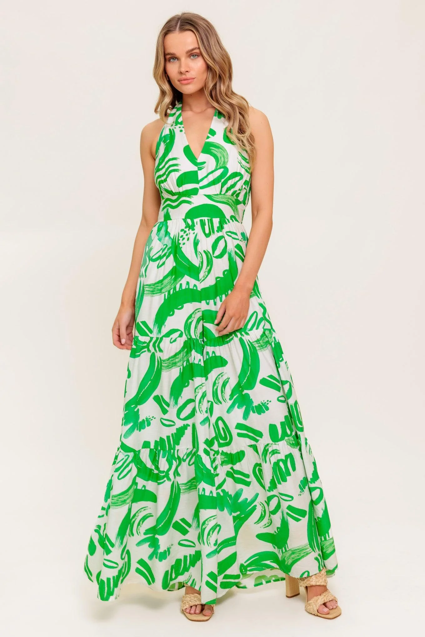 Garden Whisper Green Woven Jumpsuit - Image 4