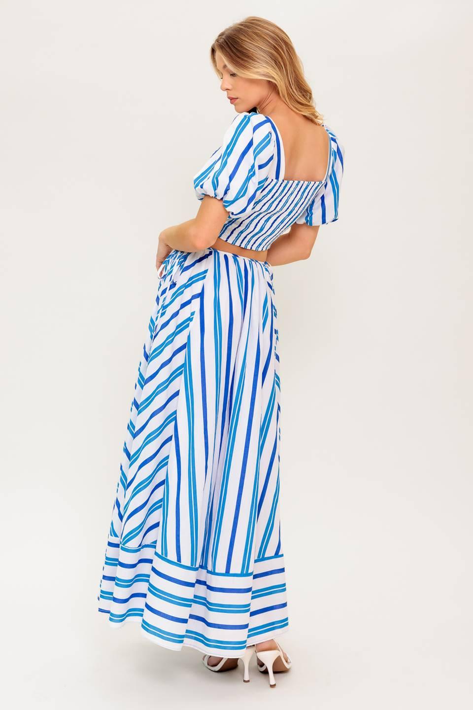 Garden Whispers Woven Top and Skirt Set - Image 7