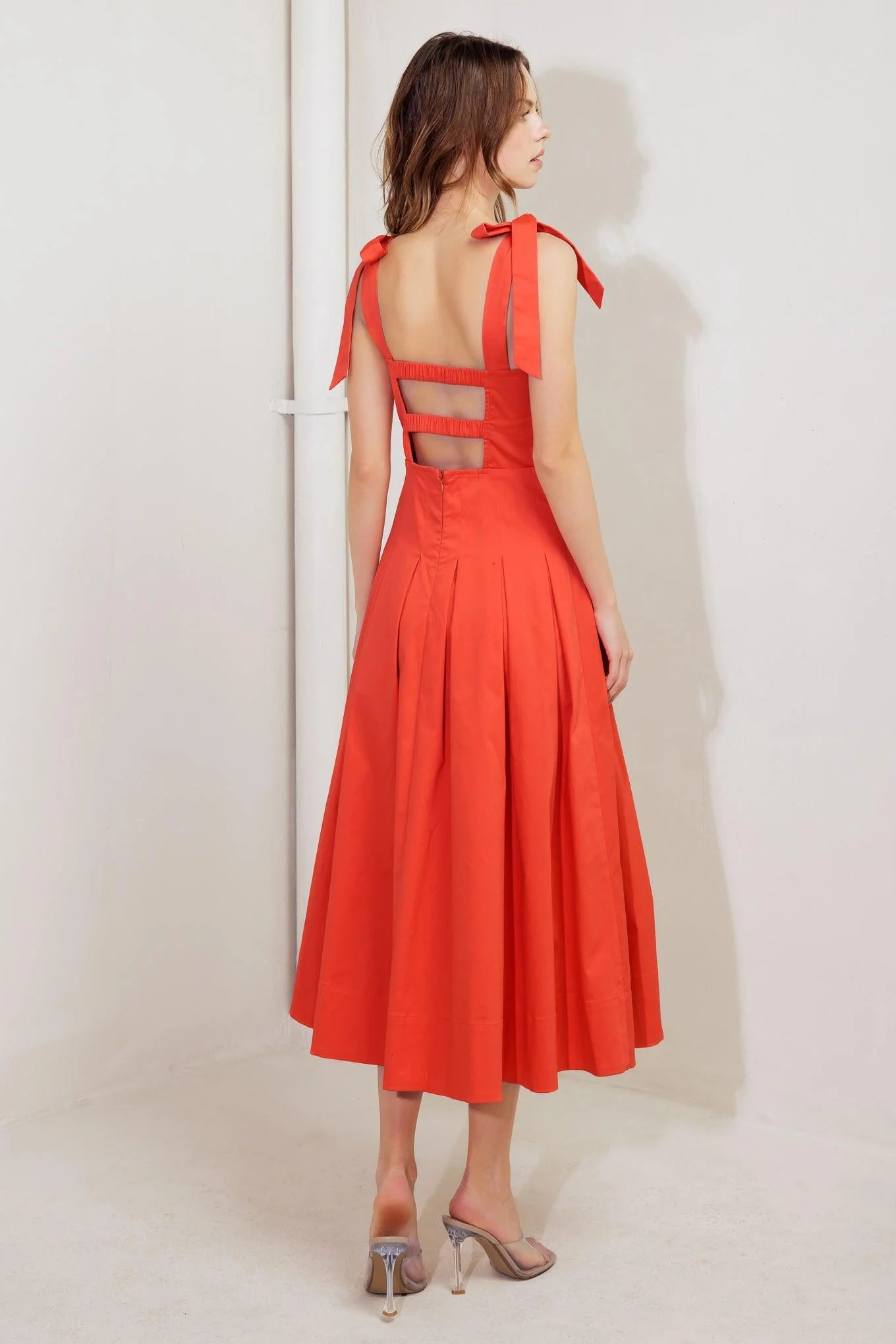 Gentle Shade Woven Midi Dress - Image 2
