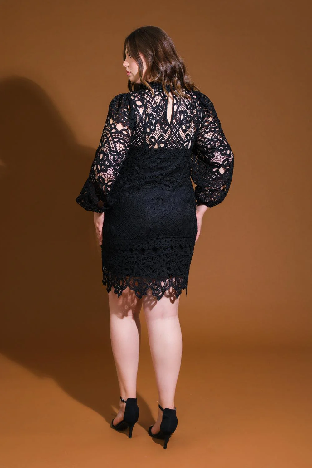Getting Started Woven Lace Mini Dress - Image 9