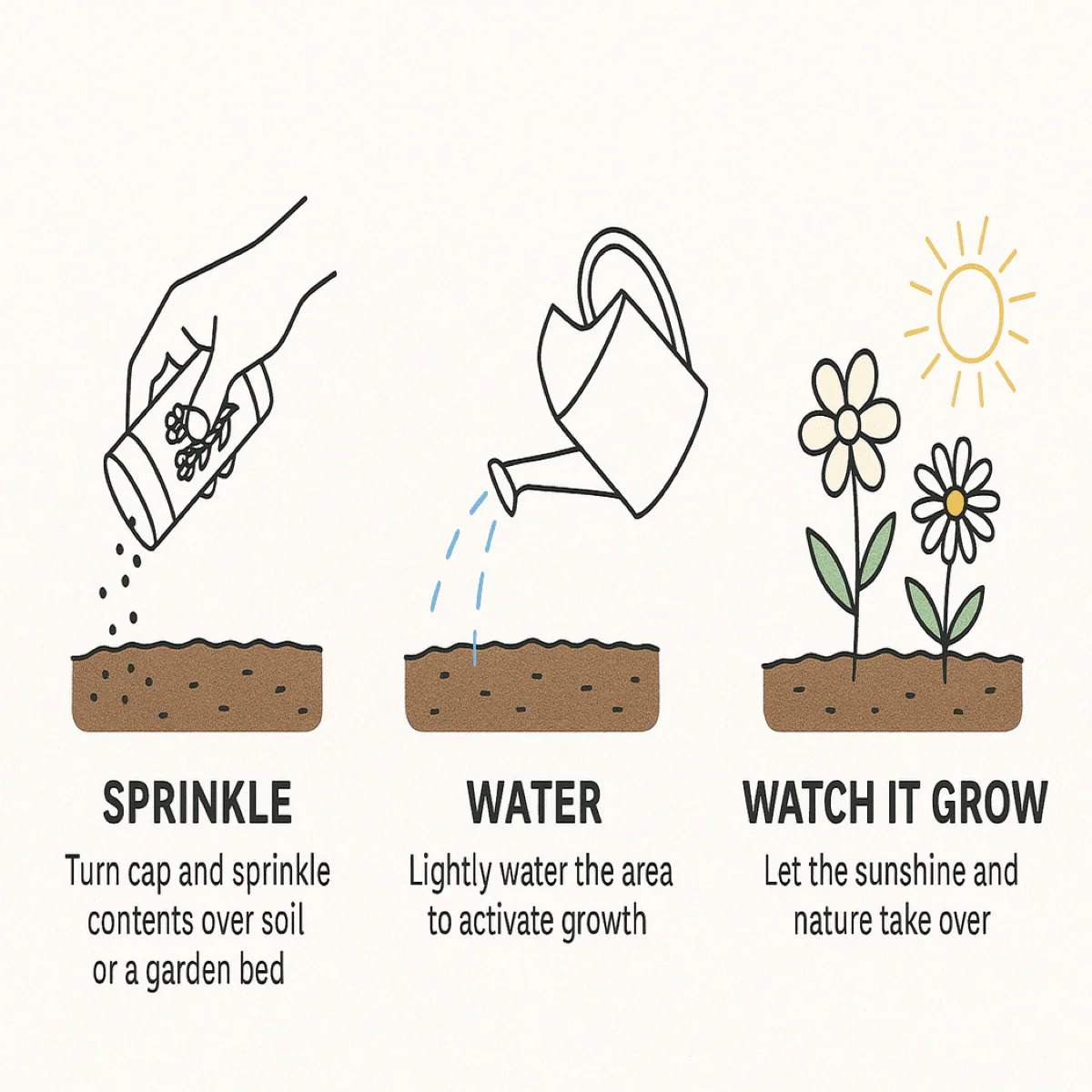 Gifts That Bloom Save the Bees Shaker Can - Image 2