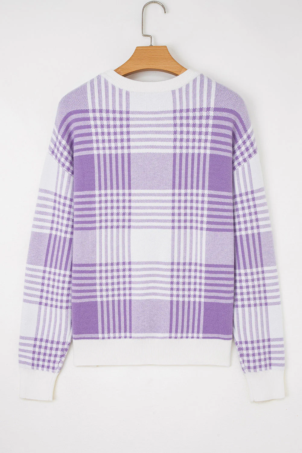 Threaded Pear Giuliana Ribbed Trim Loose Sweater - Image 2