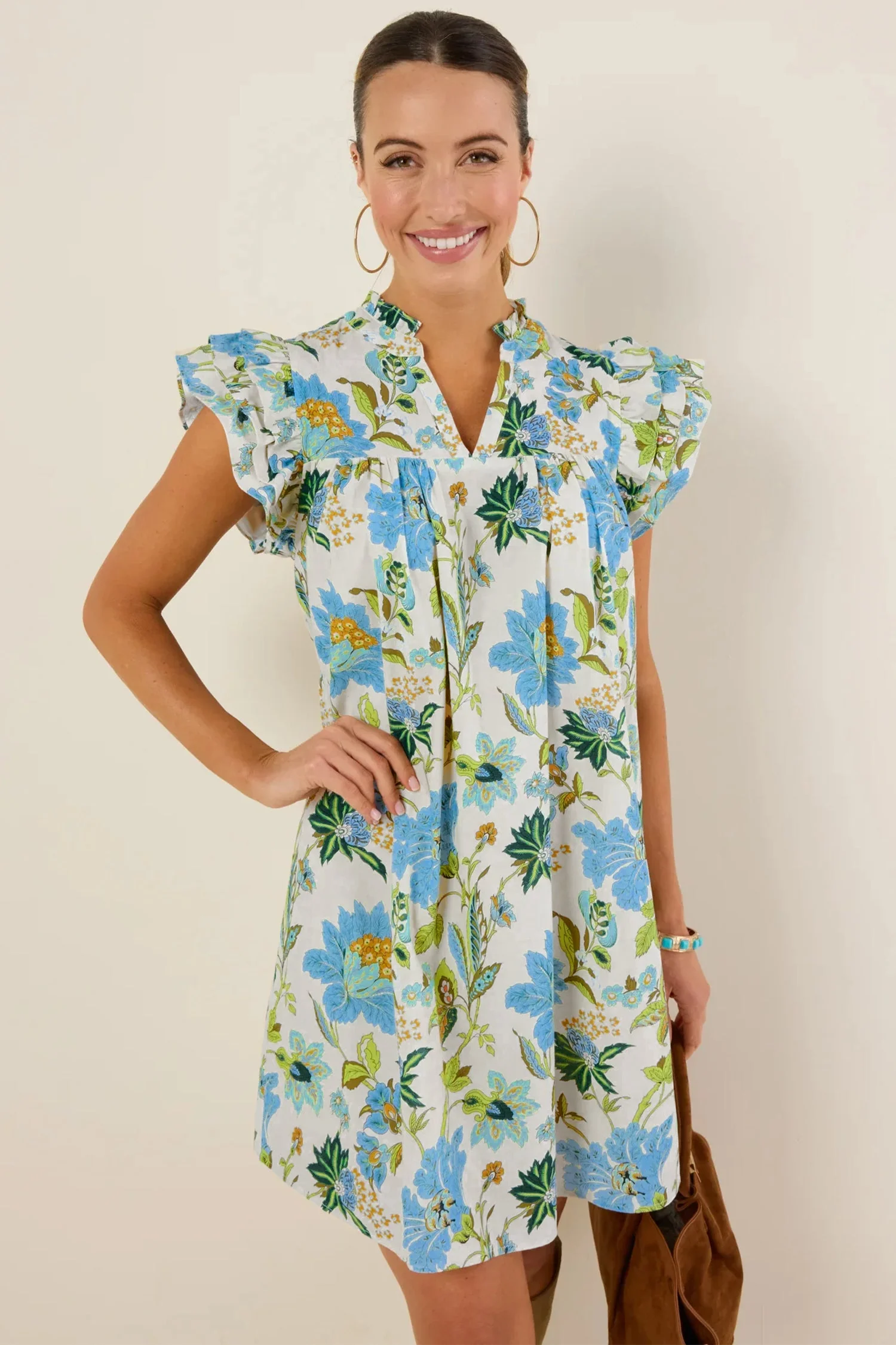 Threaded Pear Giuliana Sleeve Shift Mini Dress - Image 7