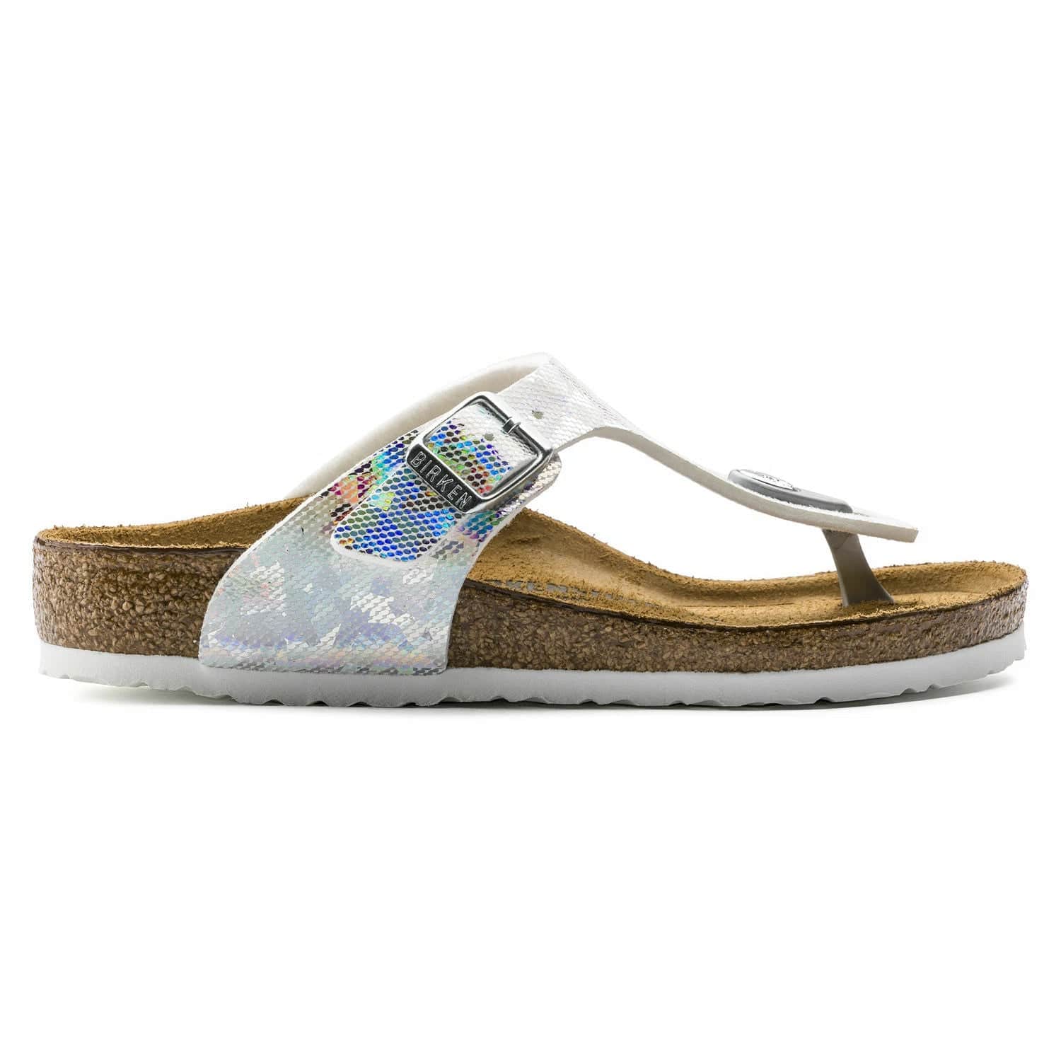 Birkenstock Gizeh Kids Birko-Flor Hologram Silver - Image 9