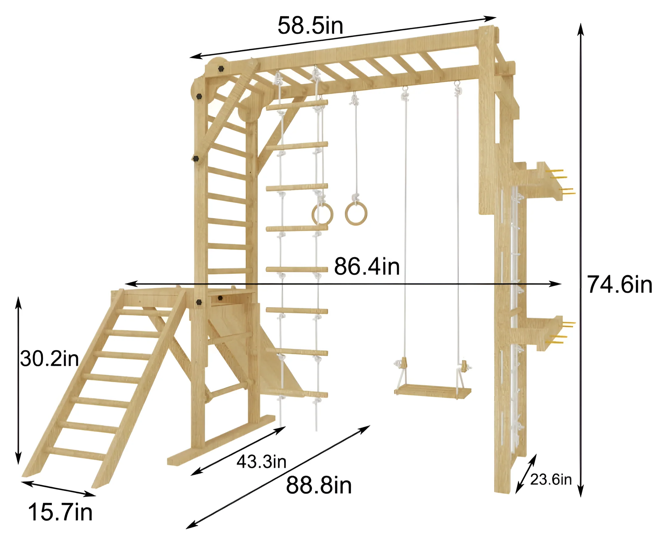Grove | Foldable Jungle Gym - Wall Mounted - Image 9