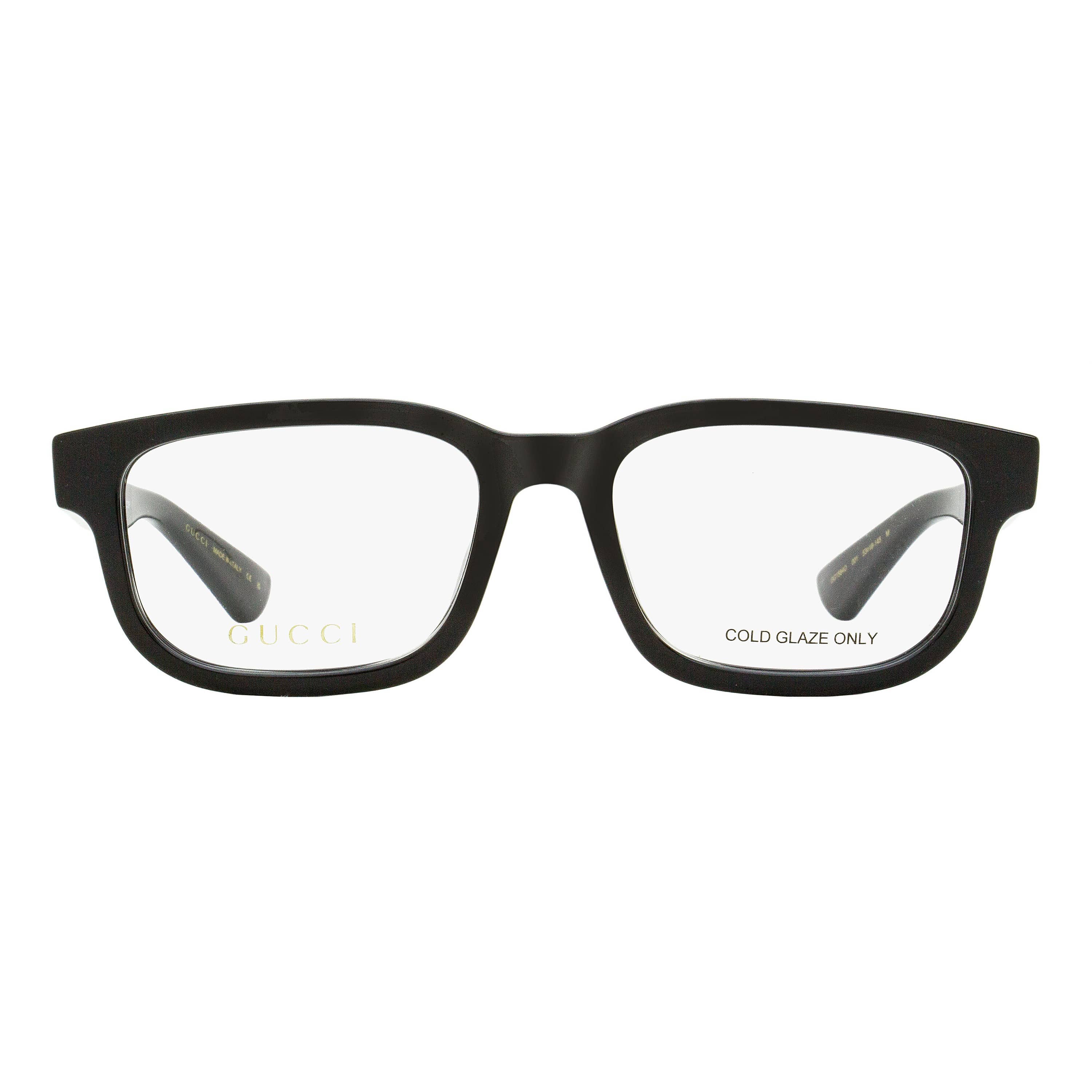 Gucci Arched Rectangular Eyeglasses GG1584O 001 Black 53mm - Image 2