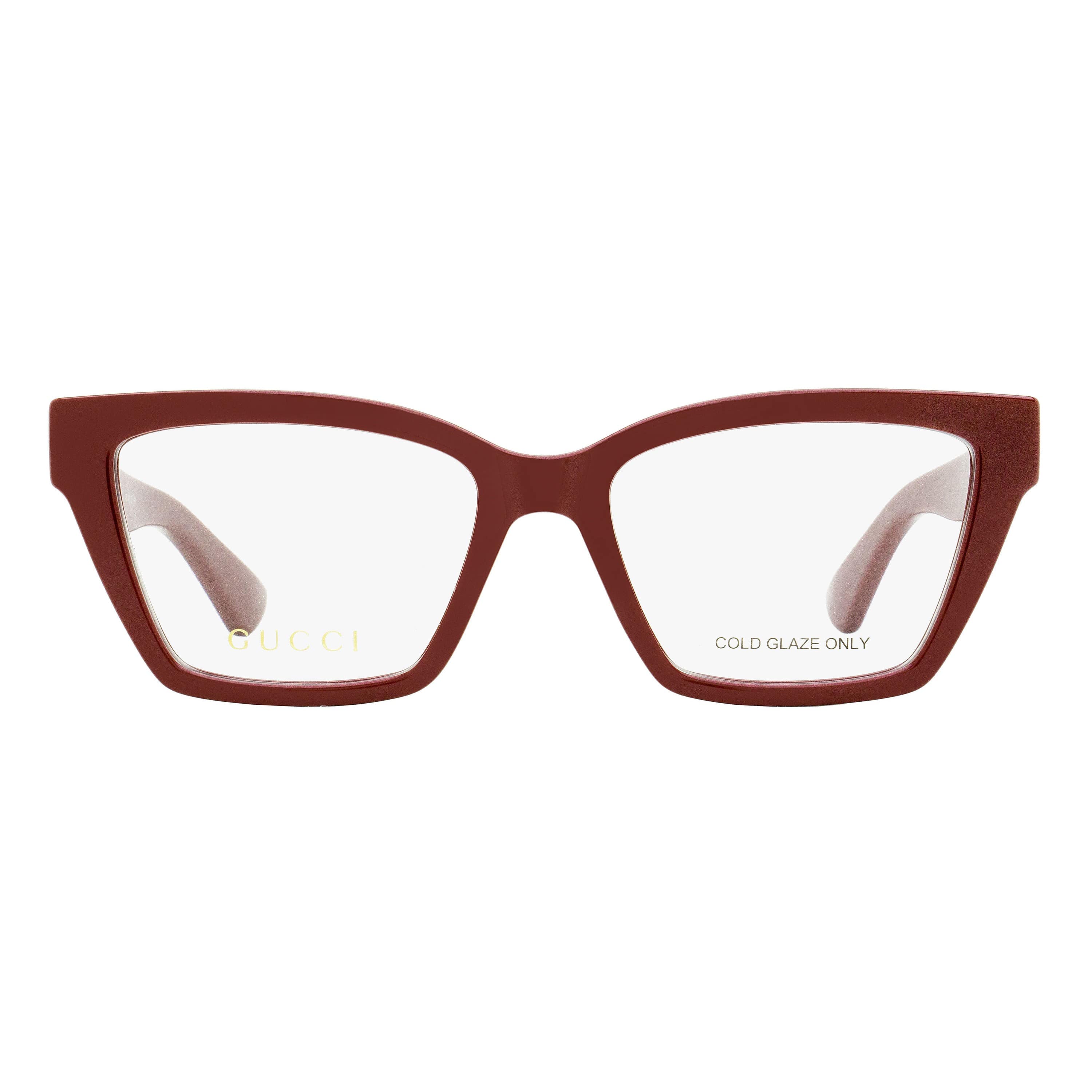 Gucci Squared Cat-Eye Eyeglasses GG1715O 003 Burgundy 53mm - Image 2