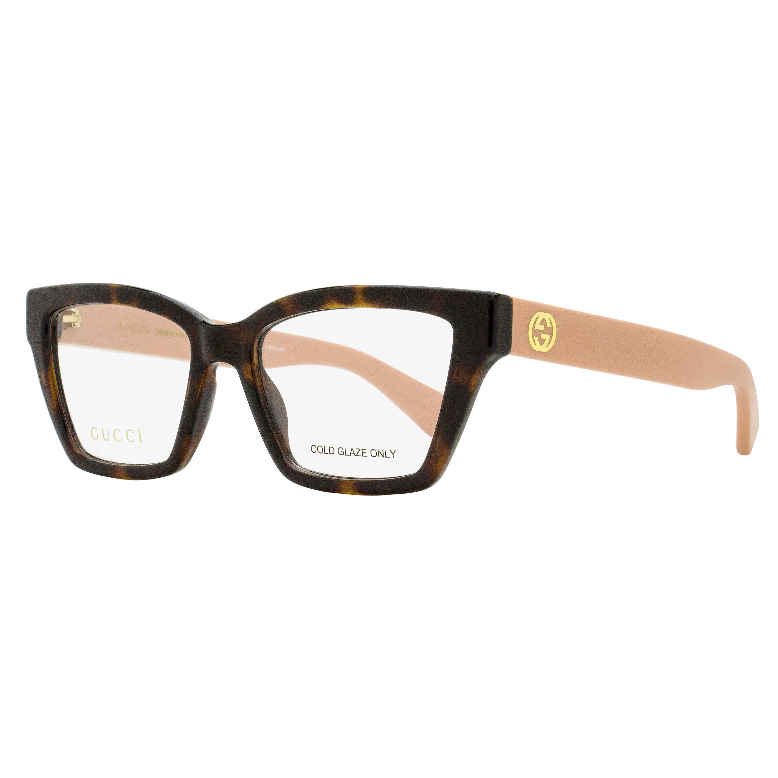 Gucci Squared Cat-Eye Eyeglasses GG1715O 003 Burgundy 53mm - Image 3