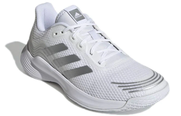 [GX8187] Womens adidas Novaflight Volleyball 'Cloud White Silver Metallic' - Image 2