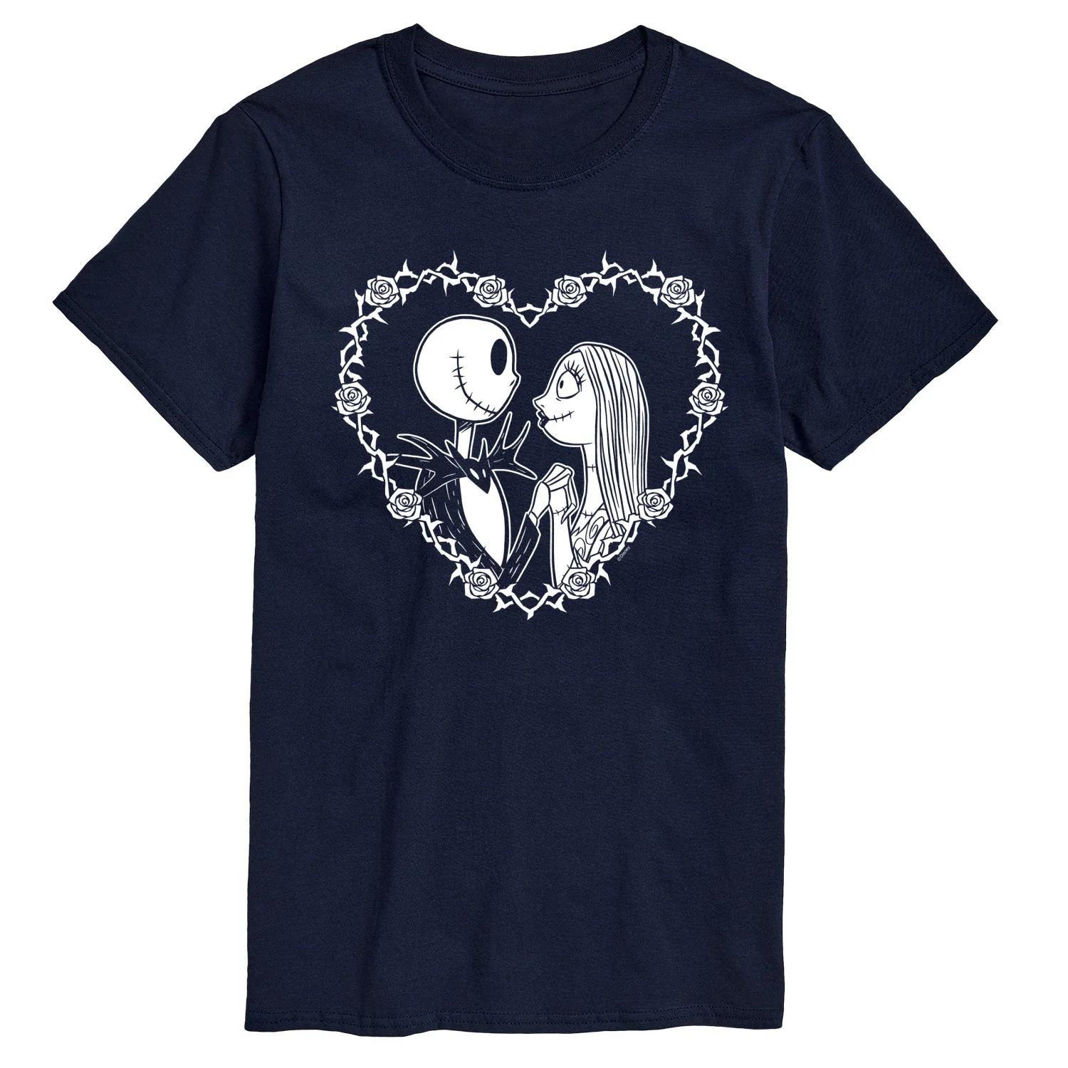 The Nightmare Before Christmas - Jack Sally Heart - Men's Short Sleeve Graphic T-Shirt - Image 8
