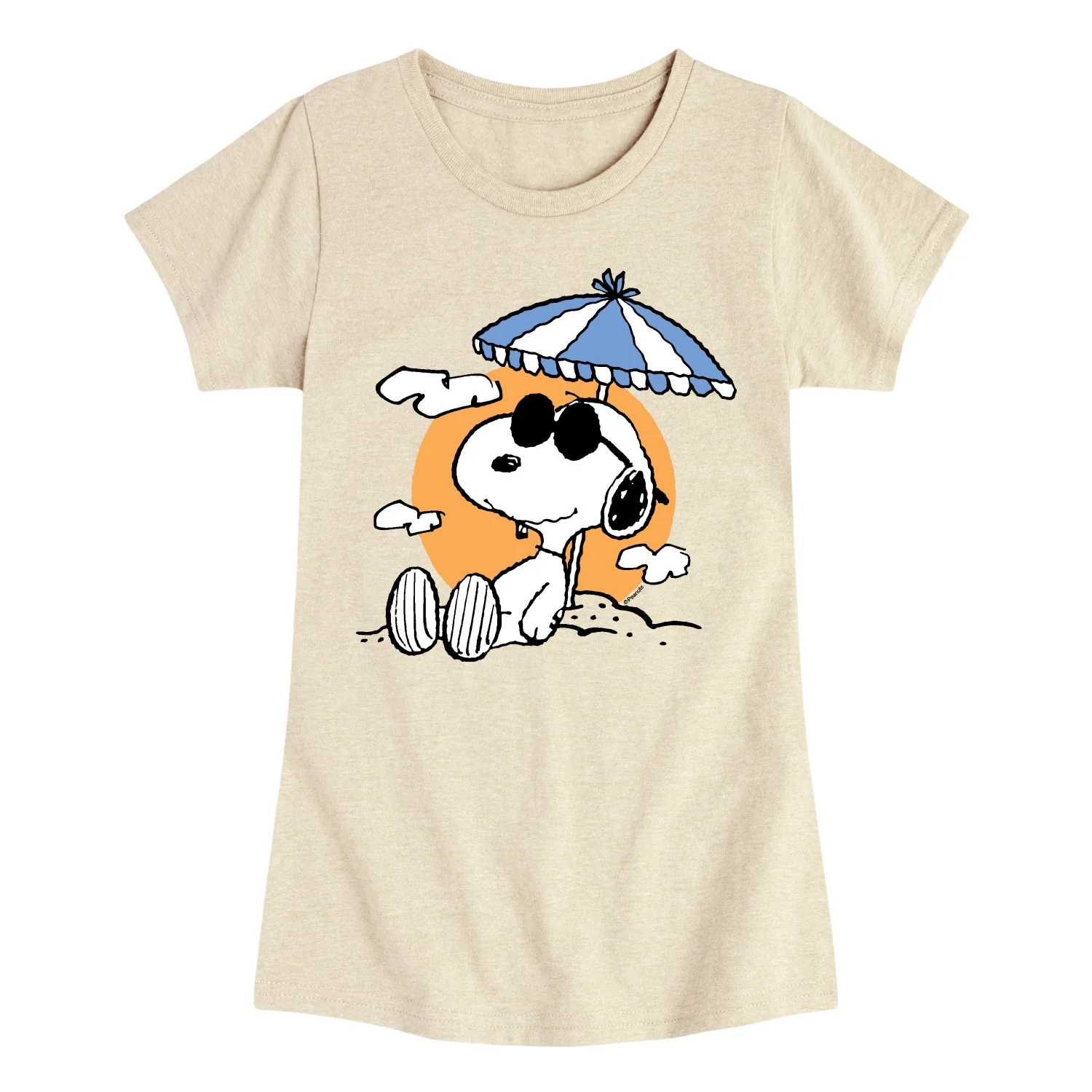 Peanuts - Snoopy Beach Day - Youth Girls Fitted Short Sleeve T-Shirt - Image 5