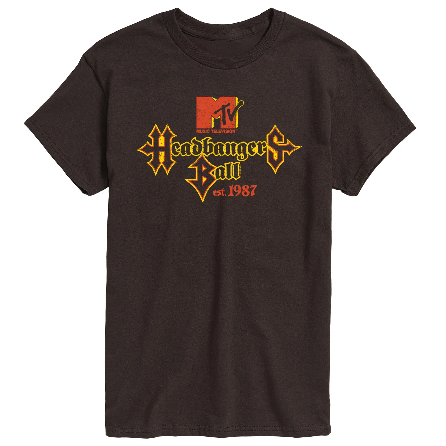 MTV - Headbangers Ball 1987 - Men's Short Sleeve Graphic T-Shirt - Image 3