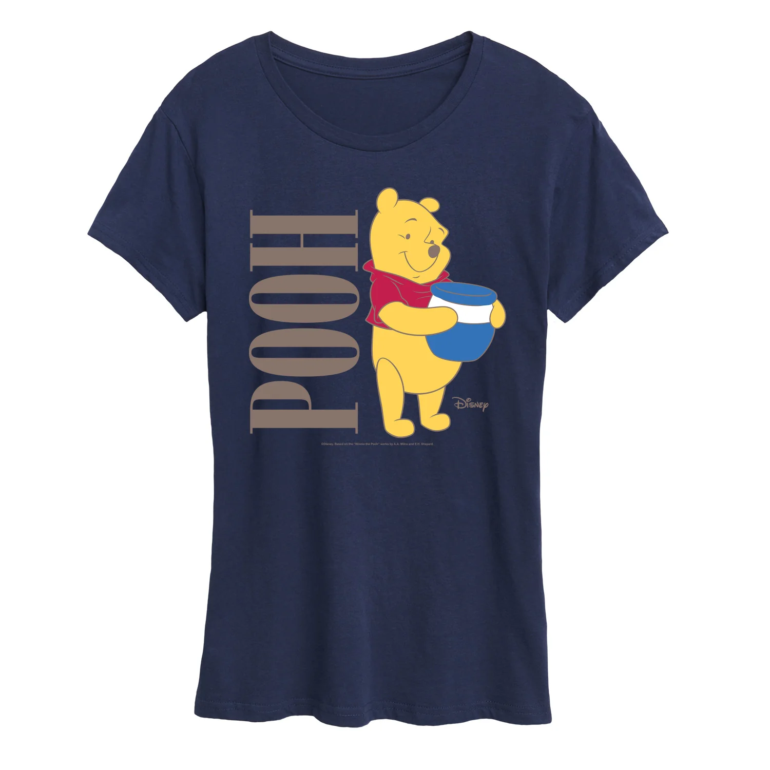 Winnie the Pooh - Pooh With Honey Jar - Women's Short Sleeve Graphic T-Shirt - Image 5