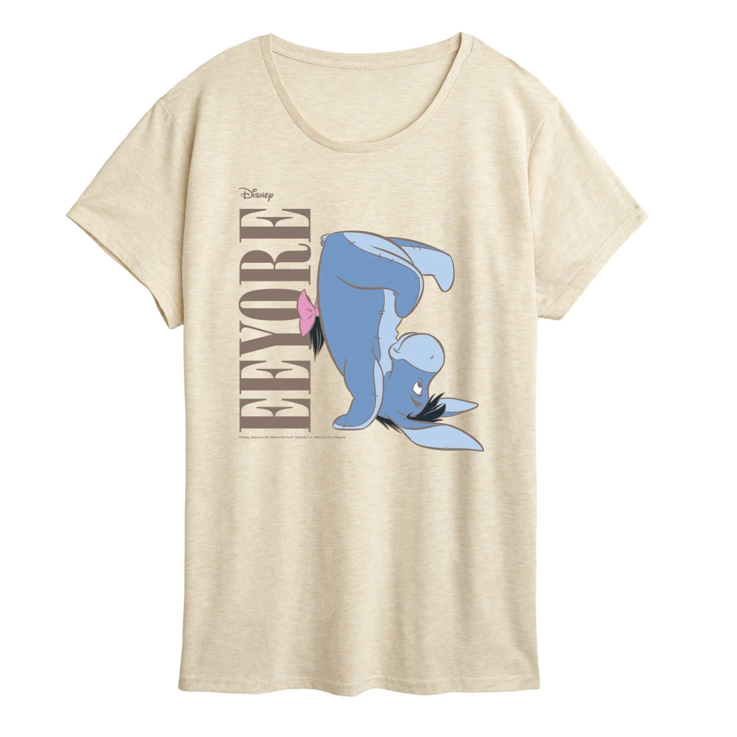 Winnie the Pooh -  Hand Stand Eeyore - Women's Short Sleeve Graphic T-Shirt - Image 6
