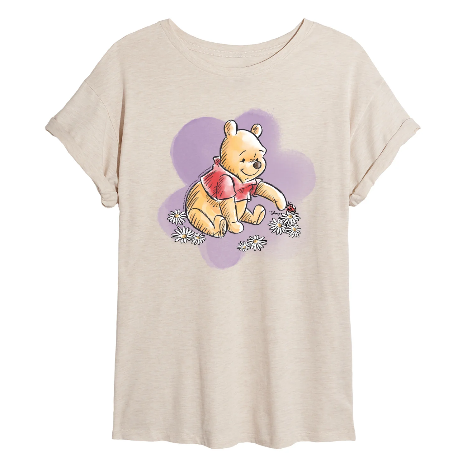 Disney - Winnie Floral - Women's Oversized T-Shirt - Image 2