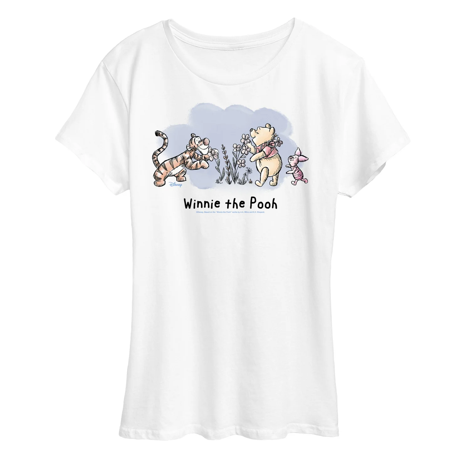 Winnie the Pooh -  Winnie The Pooh Group - Women's Short Sleeve Graphic T-Shirt - Image 2