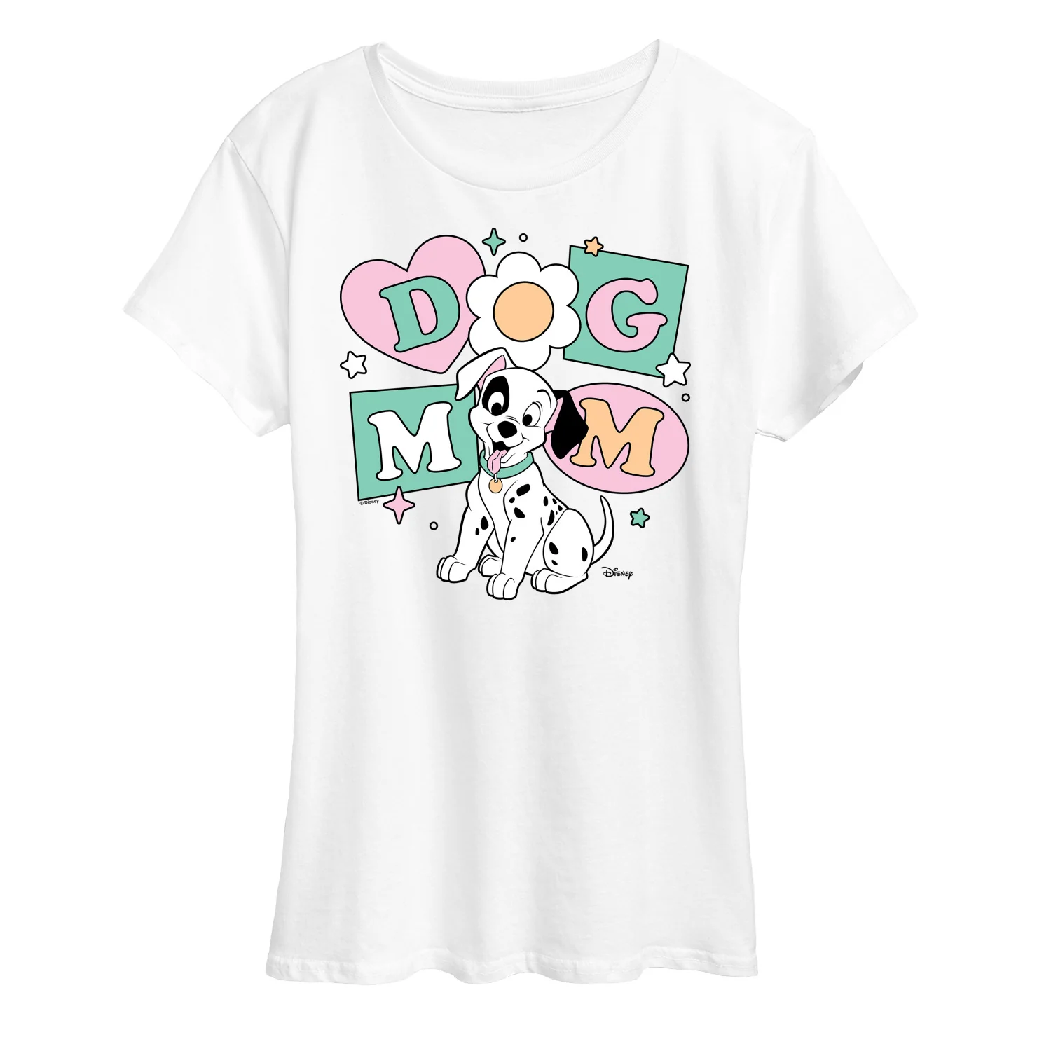101 Dalmatians - Dog Mom - Women's Short Sleeve Graphic T-Shirt - Image 4