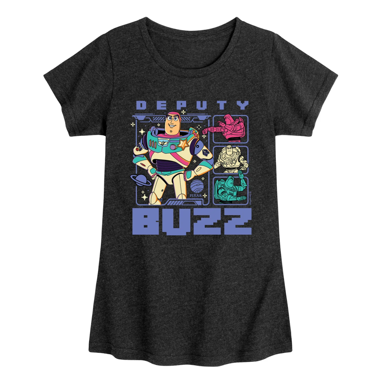 Toy Story 5 - Deputy Buzz - Youth Girls Fitted Short Sleeve T-Shirt