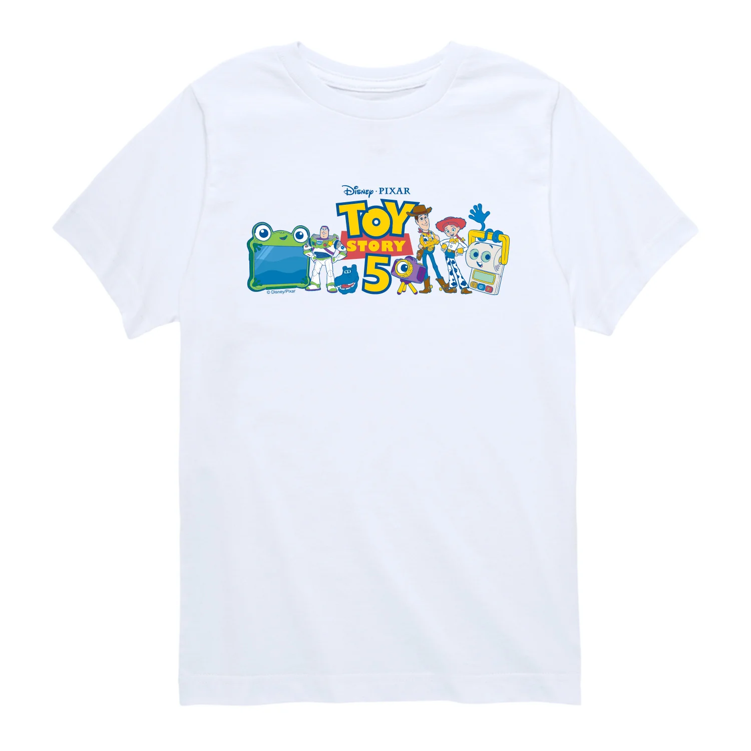 Toy Story 5 - Character Logo - Youth and Toddler Boys Short Sleeve Graphic T-Shirt - Image 2