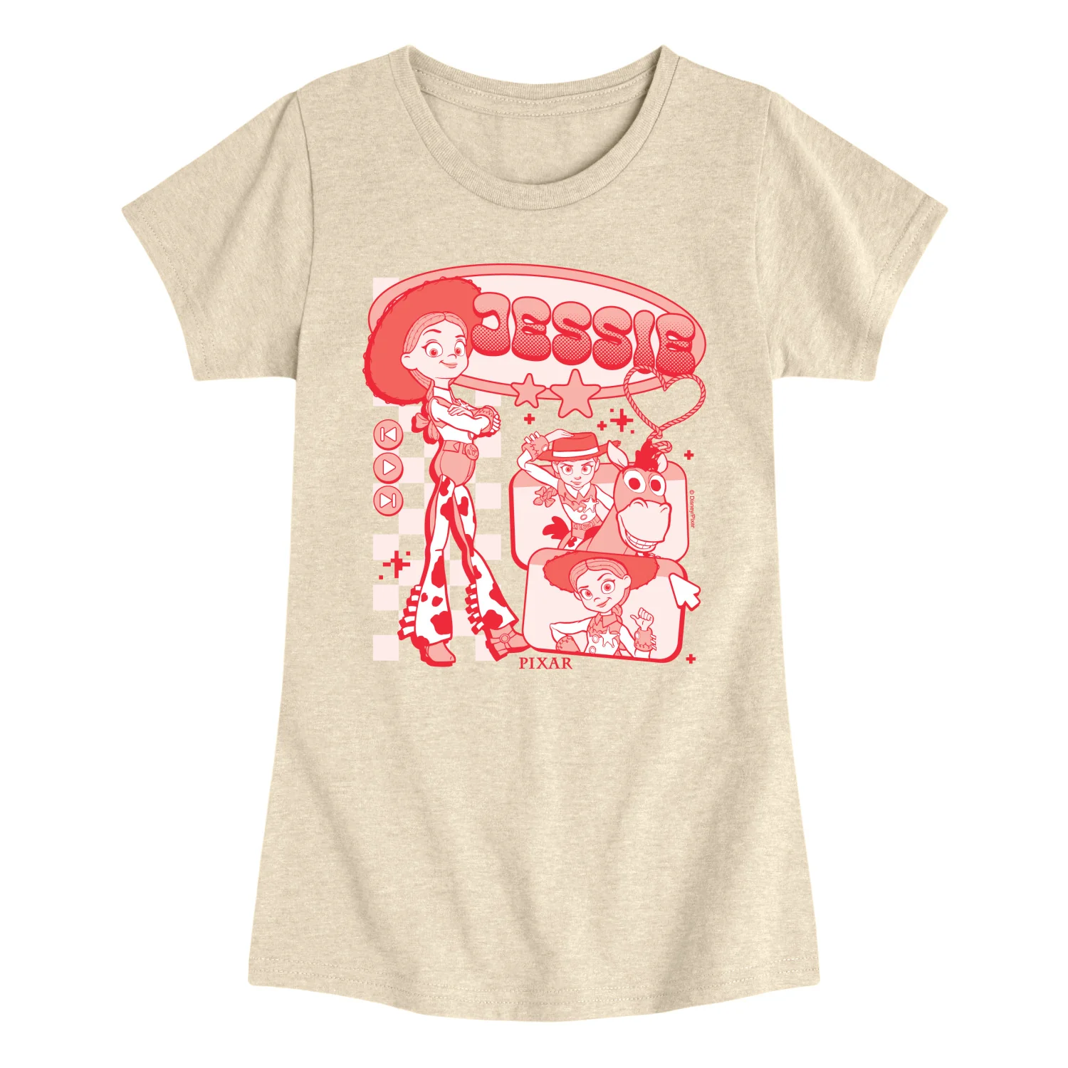 Toy Story 5 - Y2K Jessie - Youth Girls Fitted Short Sleeve T-Shirt