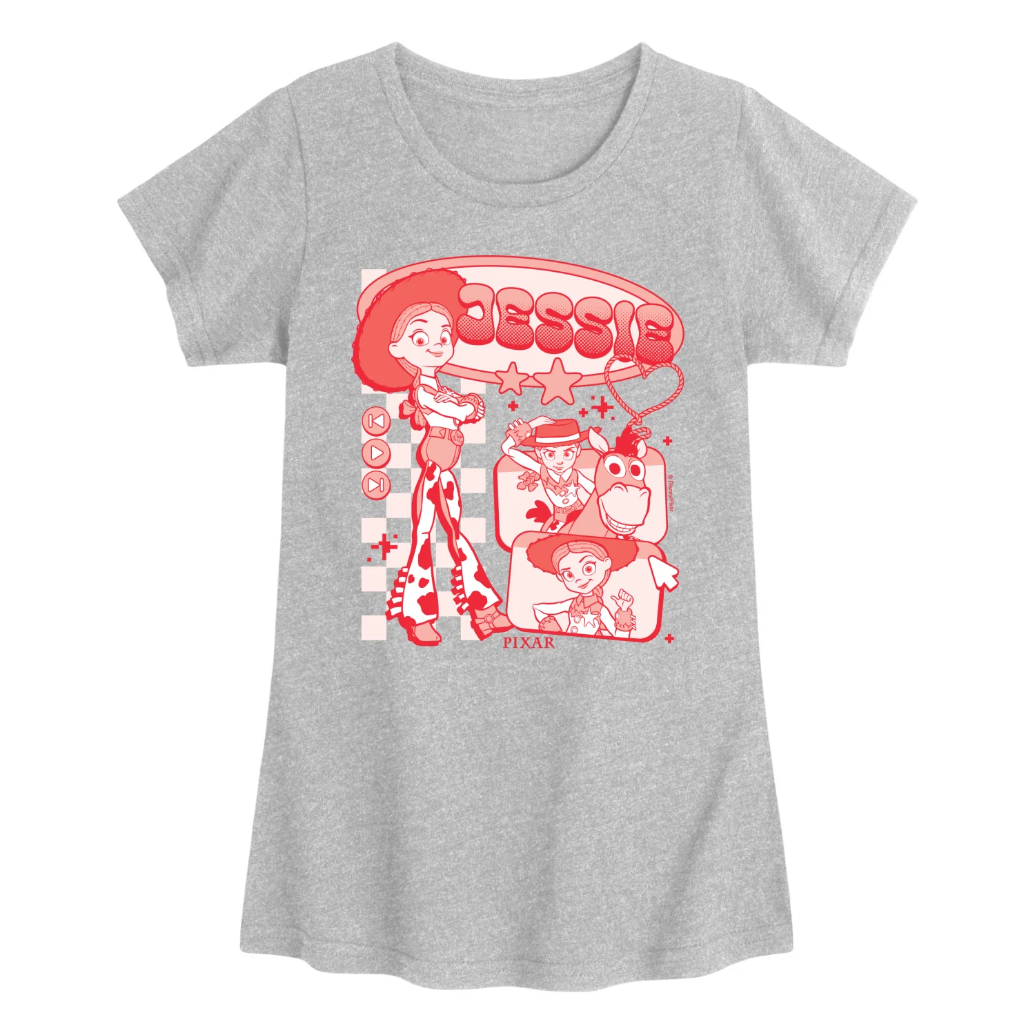 Toy Story 5 - Y2K Jessie - Youth Girls Fitted Short Sleeve T-Shirt - Image 2