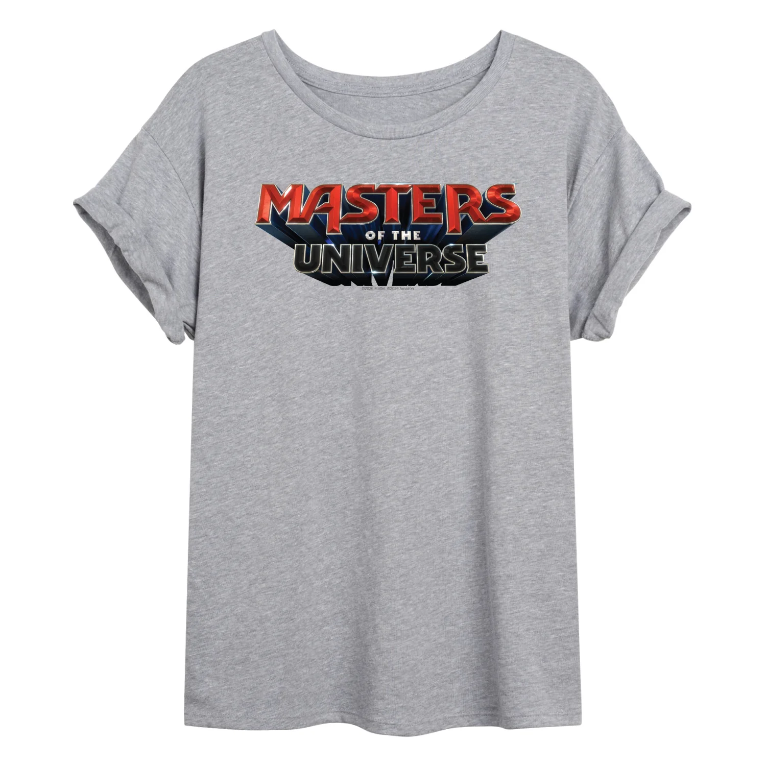 Masters of the Universe - Theatrical Logo - Juniors Oversized Graphic T-Shirt - Image 2