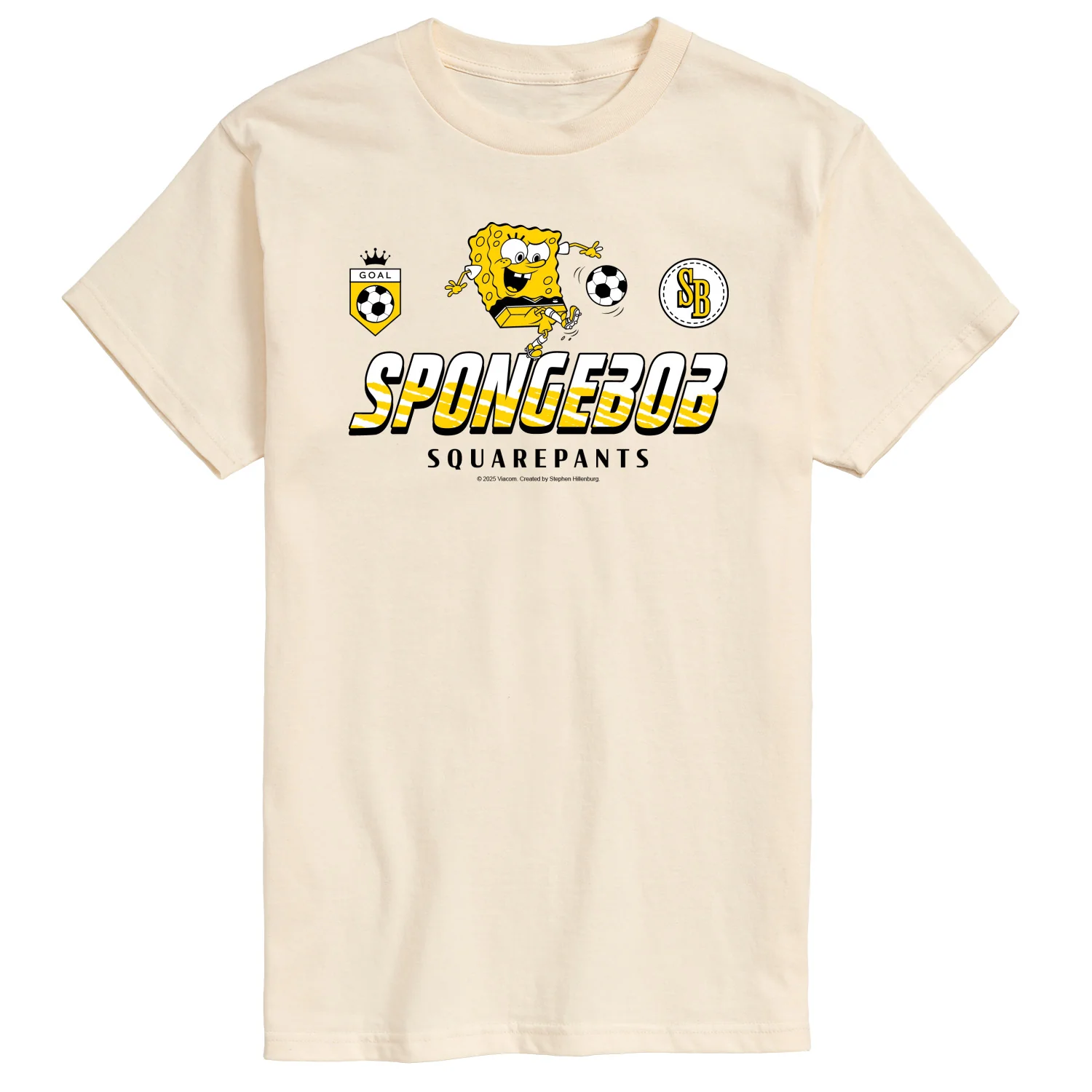 SpongeBob SquarePants - SpongeBob Soccer Jersey - Men's Short Sleeve Graphic T-Shirt - Image 5