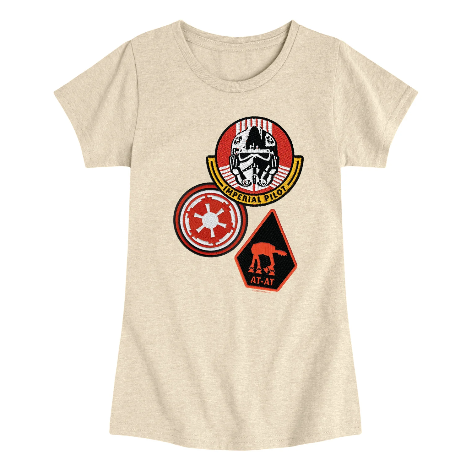 The Mandalorian And Grogu - Imperial Pilot - Youth Girls Fitted Short Sleeve T-Shirt - Image 3