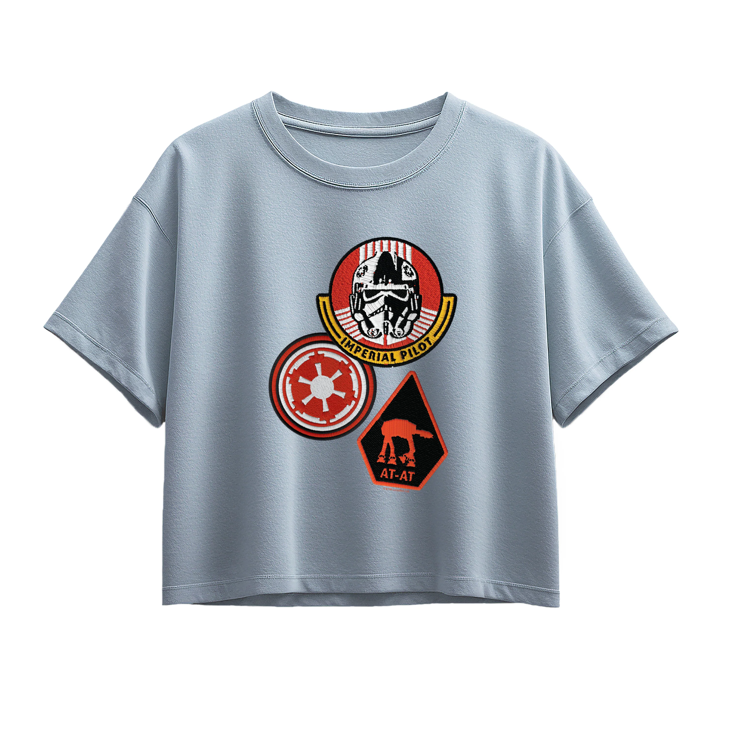 The Mandalorian And Grogu - Imperial Pilot - Youth Girls Boxy T-Shirt - Image 3