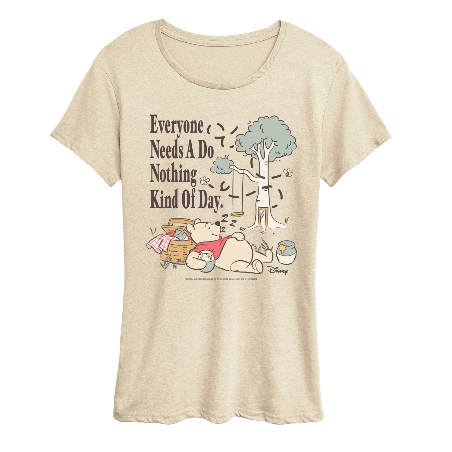 Winnie the Pooh - Nothing Kind of Day - Women's Short Sleeve Graphic T-Shirt - Image 2