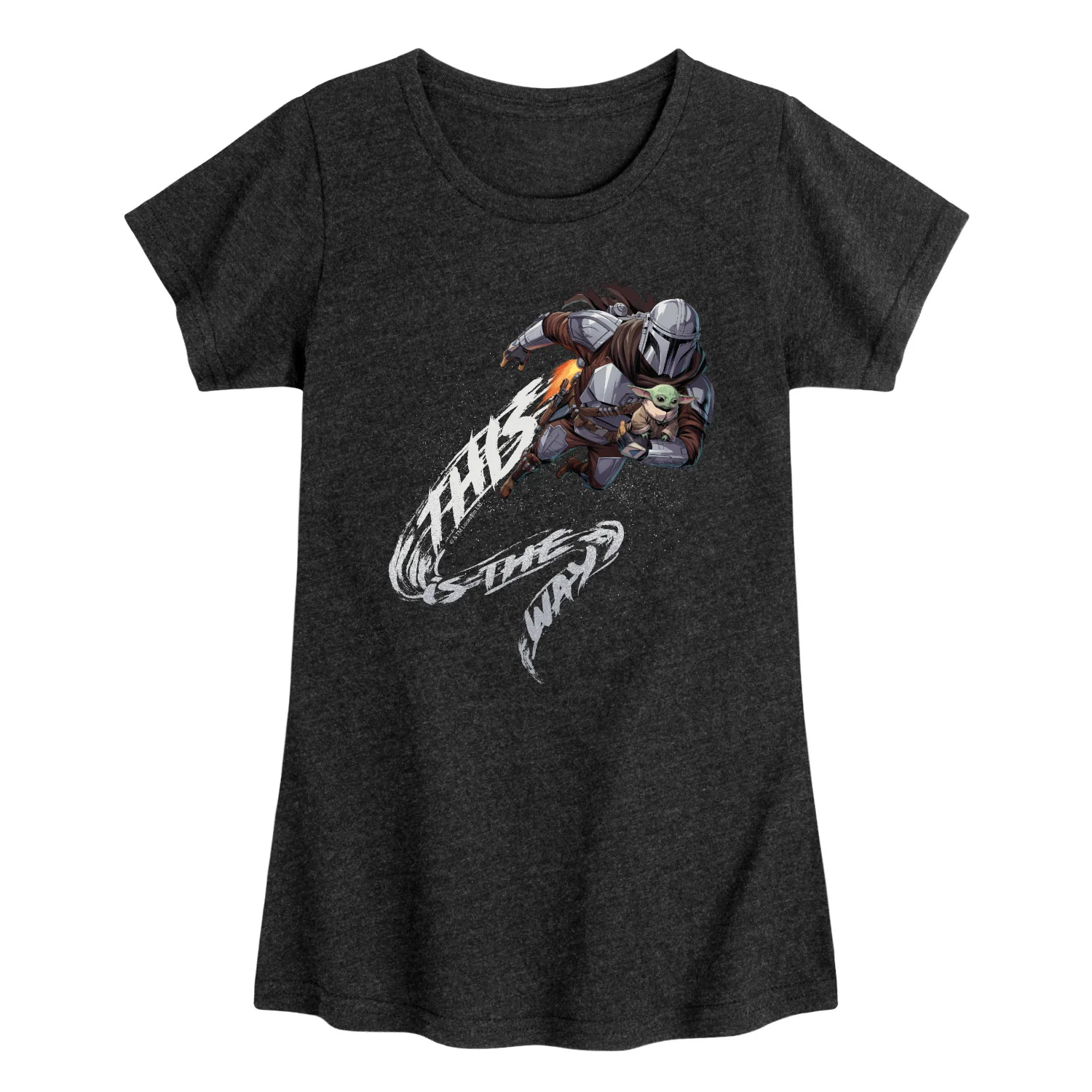 The Mandalorian And Grogu - This Is The Way - Youth Girls Fitted Short Sleeve T-Shirt - Image 2