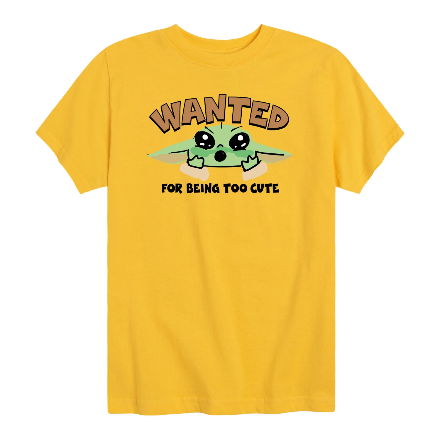 The Mandalorian And Grogu - Wanted For Being Too Cute - Youth Boys Short Sleeve Graphic T-Shirt - Image 7