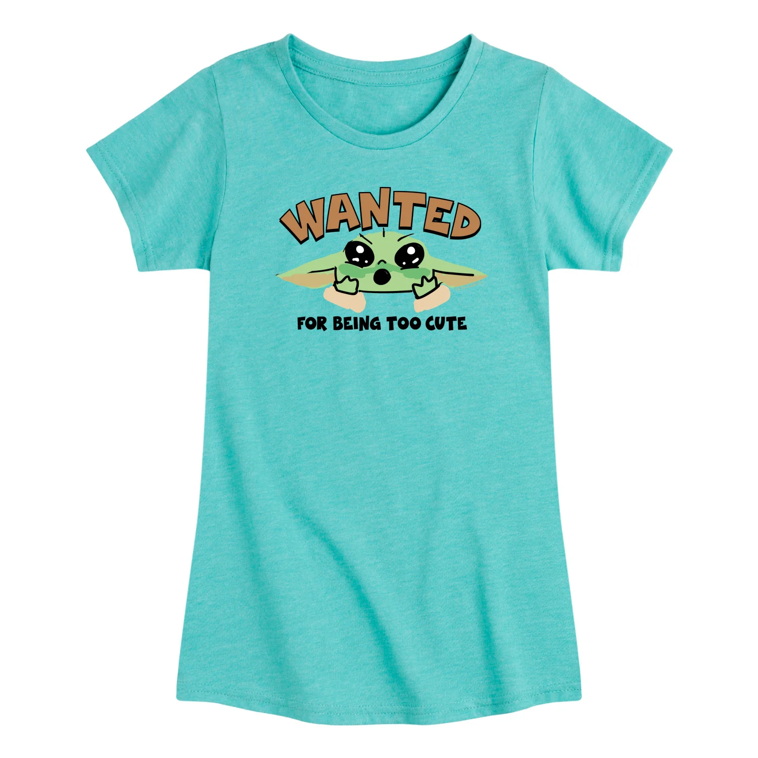 The Mandalorian And Grogu - Wanted For Being Too Cute - Youth Girls Fitted Short Sleeve T-Shirt - Image 10