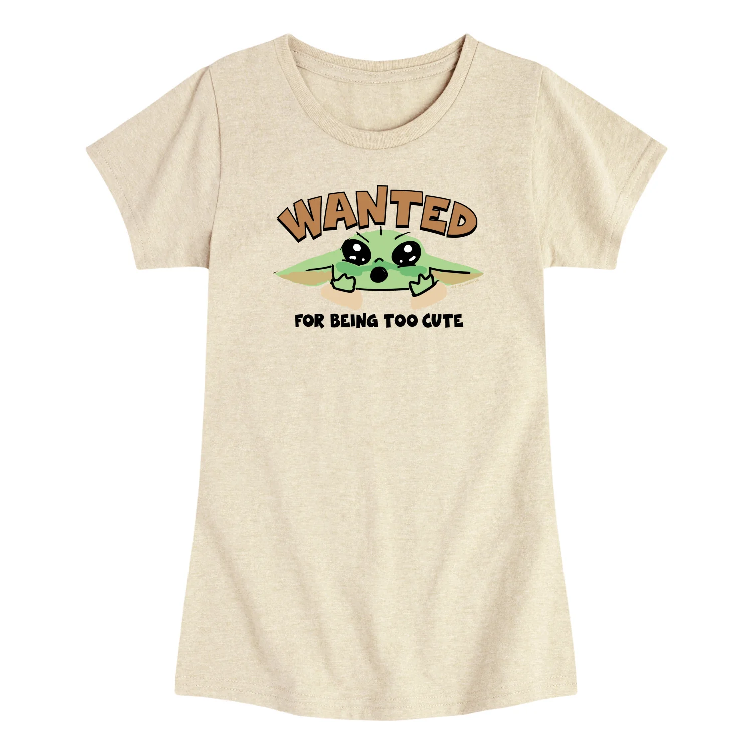 The Mandalorian And Grogu - Wanted For Being Too Cute - Youth Girls Fitted Short Sleeve T-Shirt - Image 6