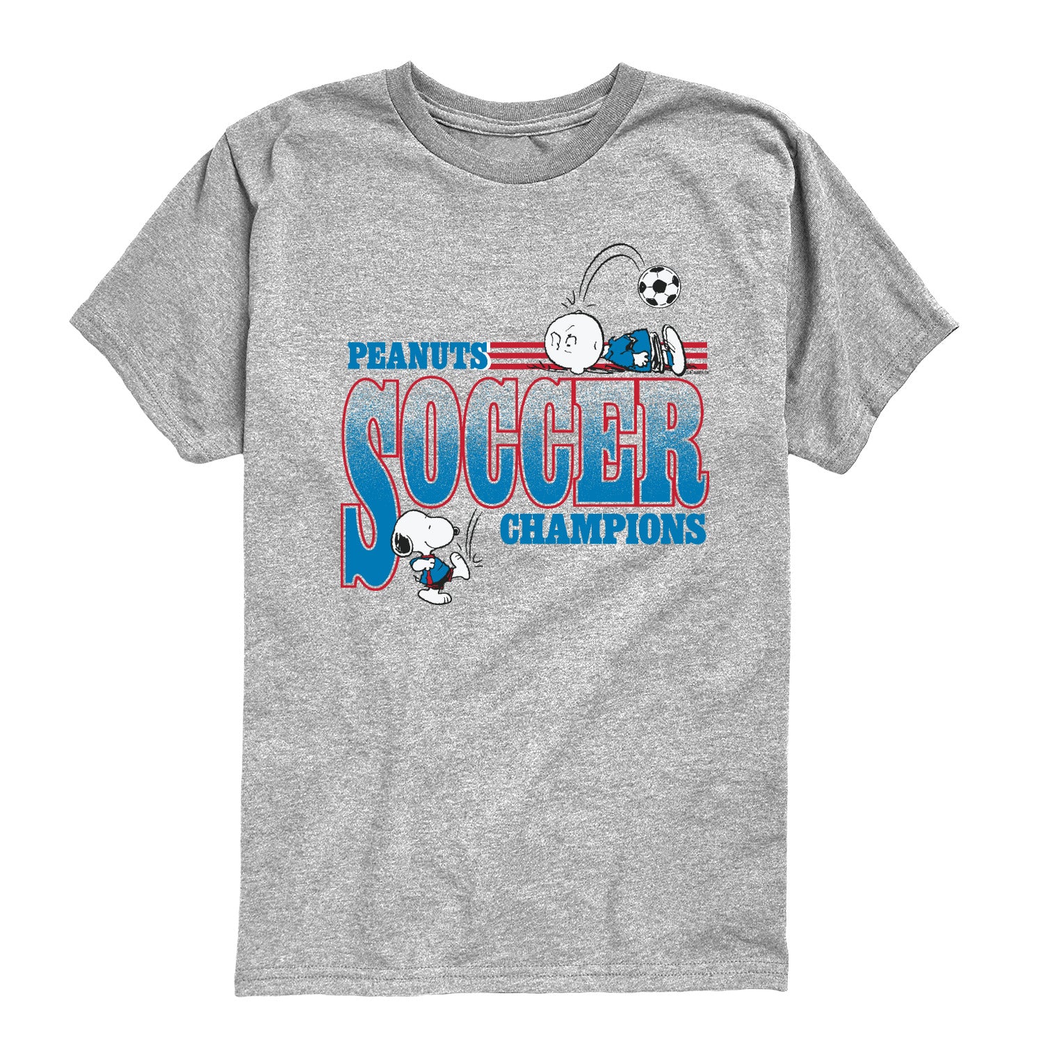 Peanuts - Soccer Champ - Youth Boys Short Sleeve Graphic T-Shirt - Image 2