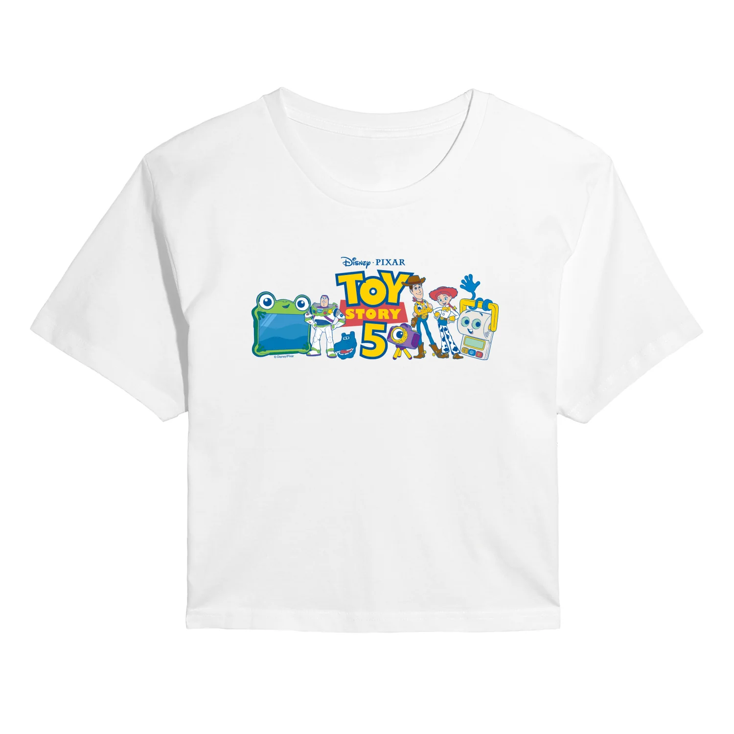 Toy Story 5 - Character Lineup - Juniors Cropped Graphic T-Shirt - Image 2