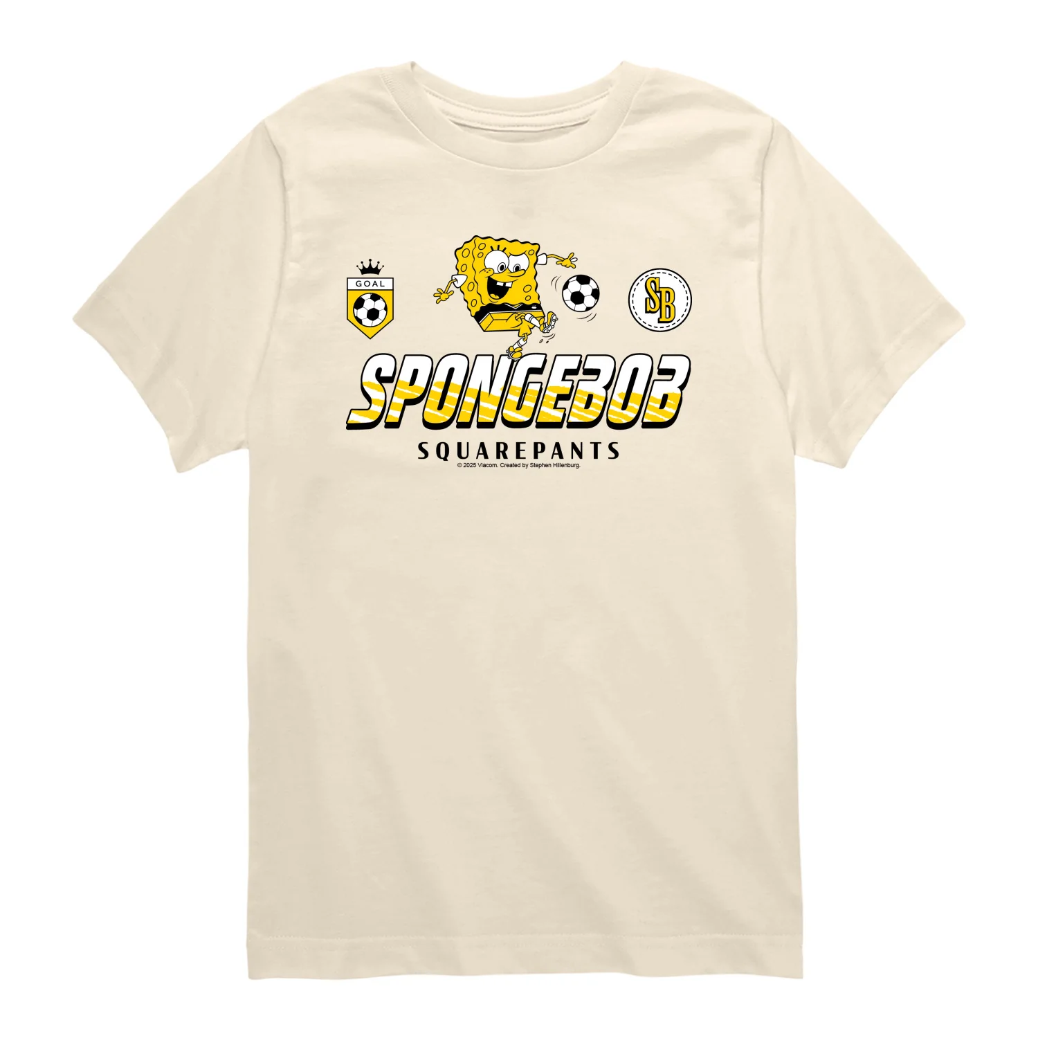 SpongeBob SquarePants - Soccer Jersey - Toddler Boys Short Sleeve Graphic T-Shirt