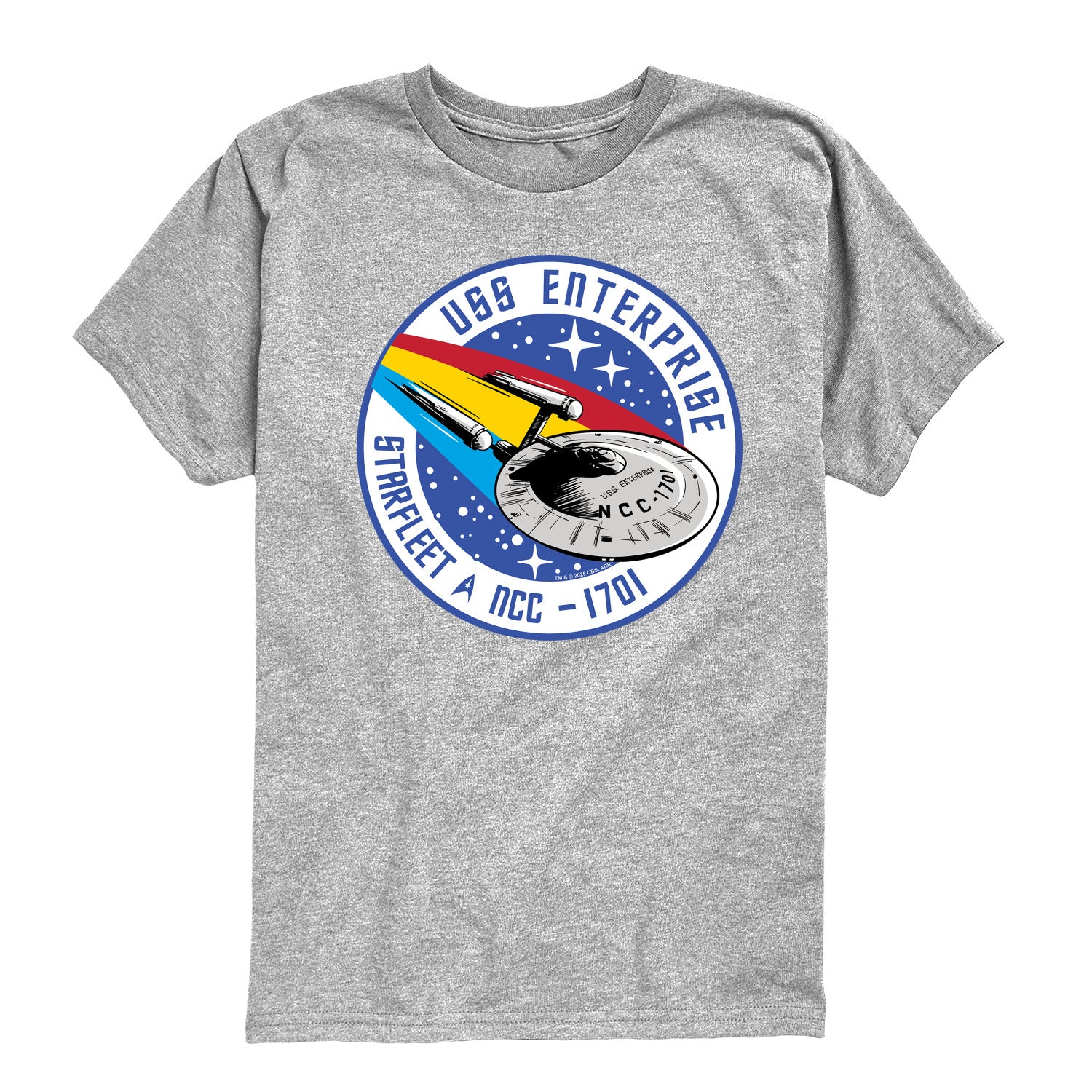 Star Trek - Enterprise Mission Patch - Youth Boys Short Sleeve Graphic T-Shirt - Image 2