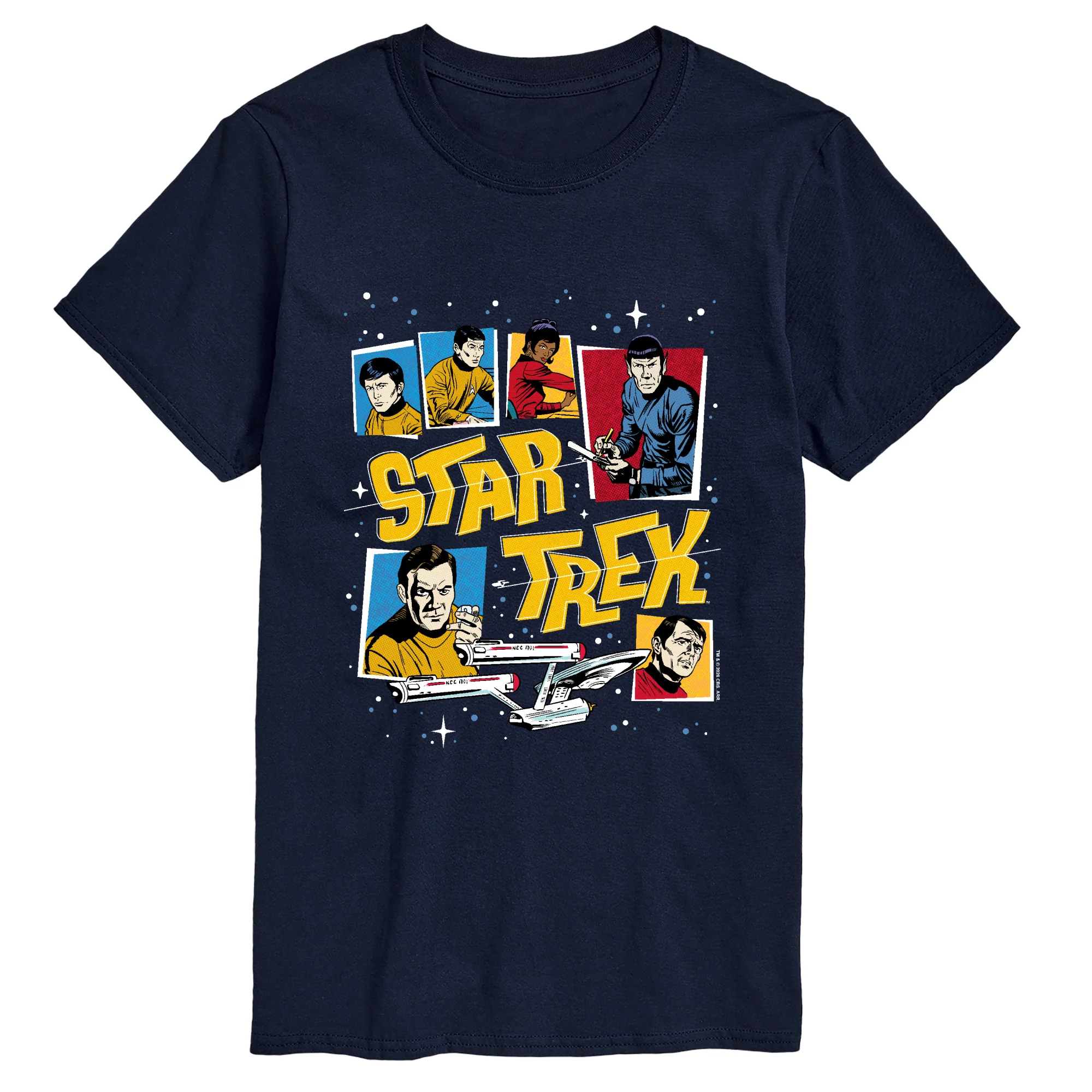 Star Trek - Character Grid - Men's Short Sleeve Graphic T-Shirt - Image 3