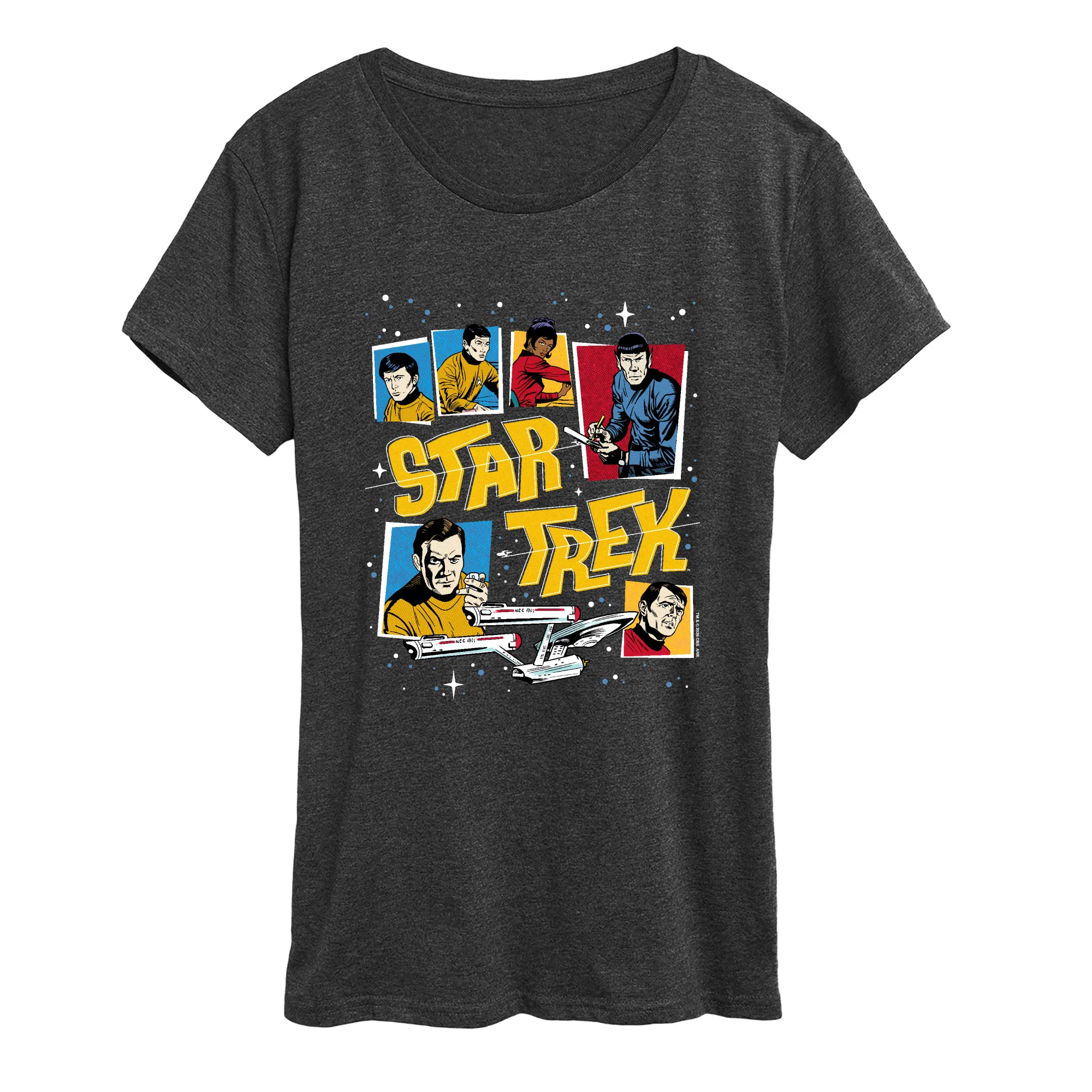 Star Trek - Character Grid - Women's Short Sleeve Graphic T-Shirt - Image 2
